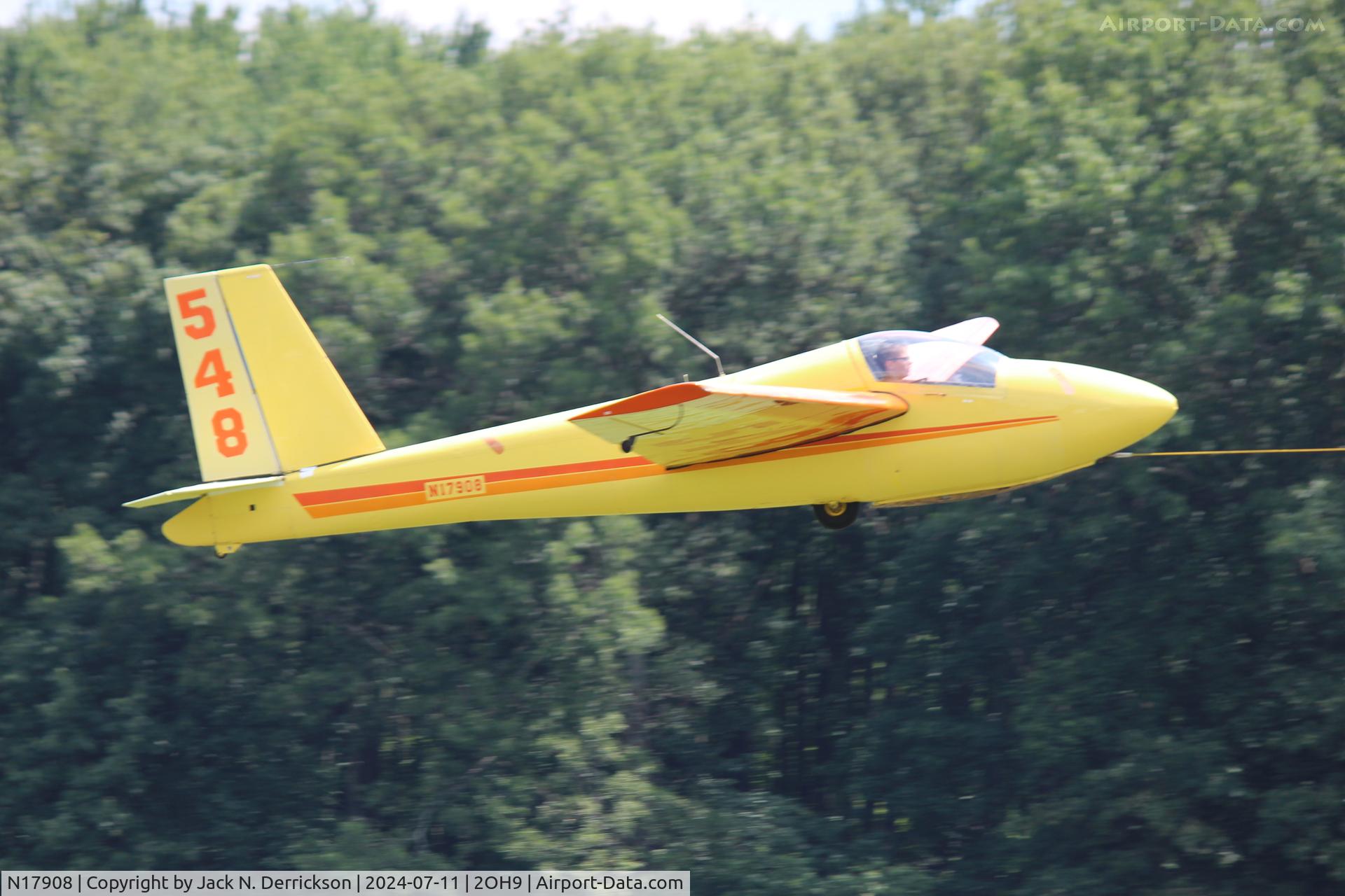 N17908, 1973 Schweizer SGS 1-26E C/N 548, 2024 Caesar Creek Youth Soaring Association Youth Education Camp