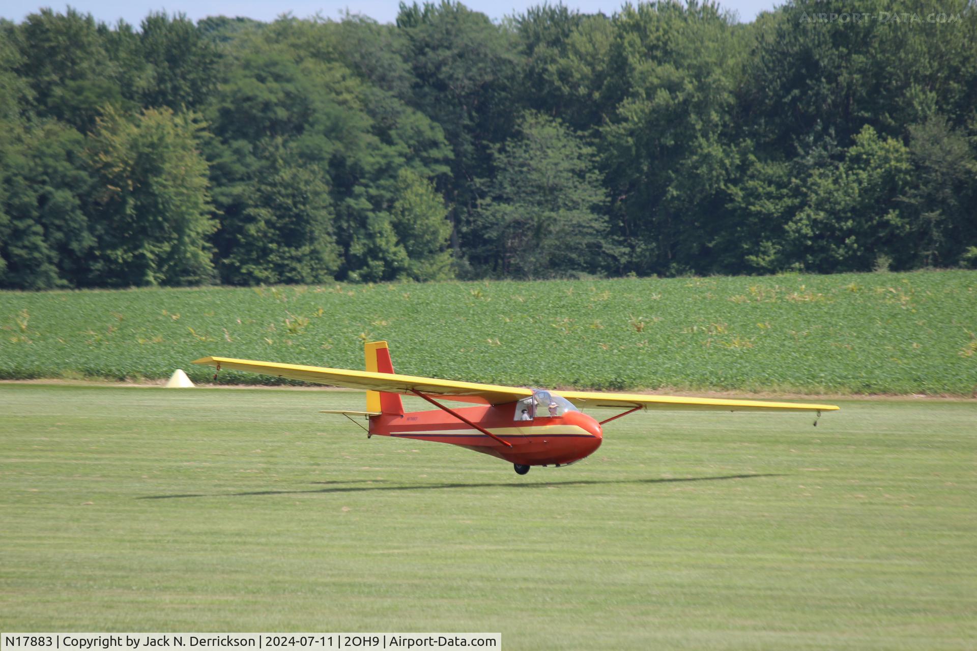 N17883, 1972 Schweizer SGS 2-33A C/N 253, 2024 Caesar Creek Youth Soaring Association Youth Education Camp