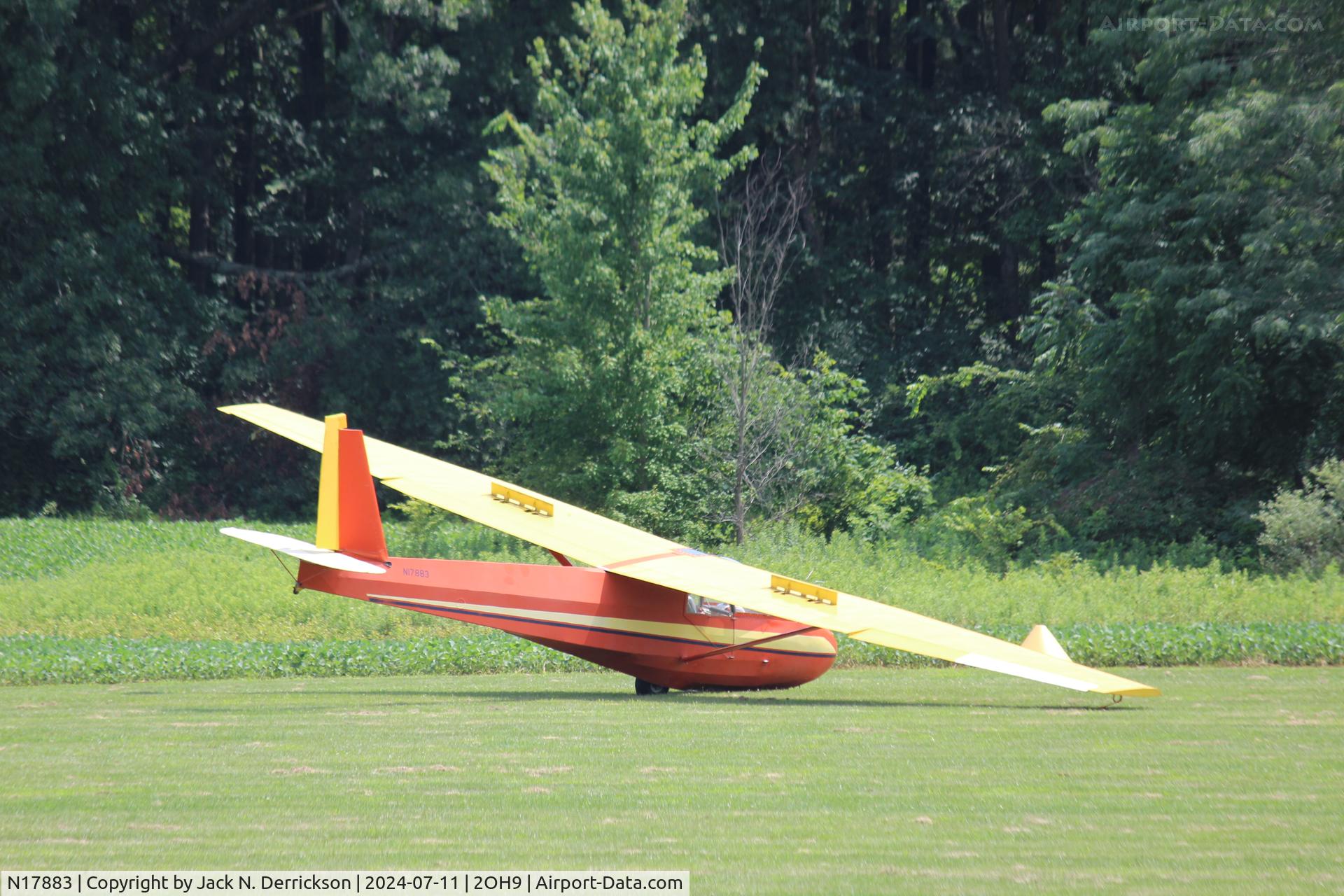 N17883, 1972 Schweizer SGS 2-33A C/N 253, 2024 Caesar Creek Youth Soaring Association Youth Education Camp