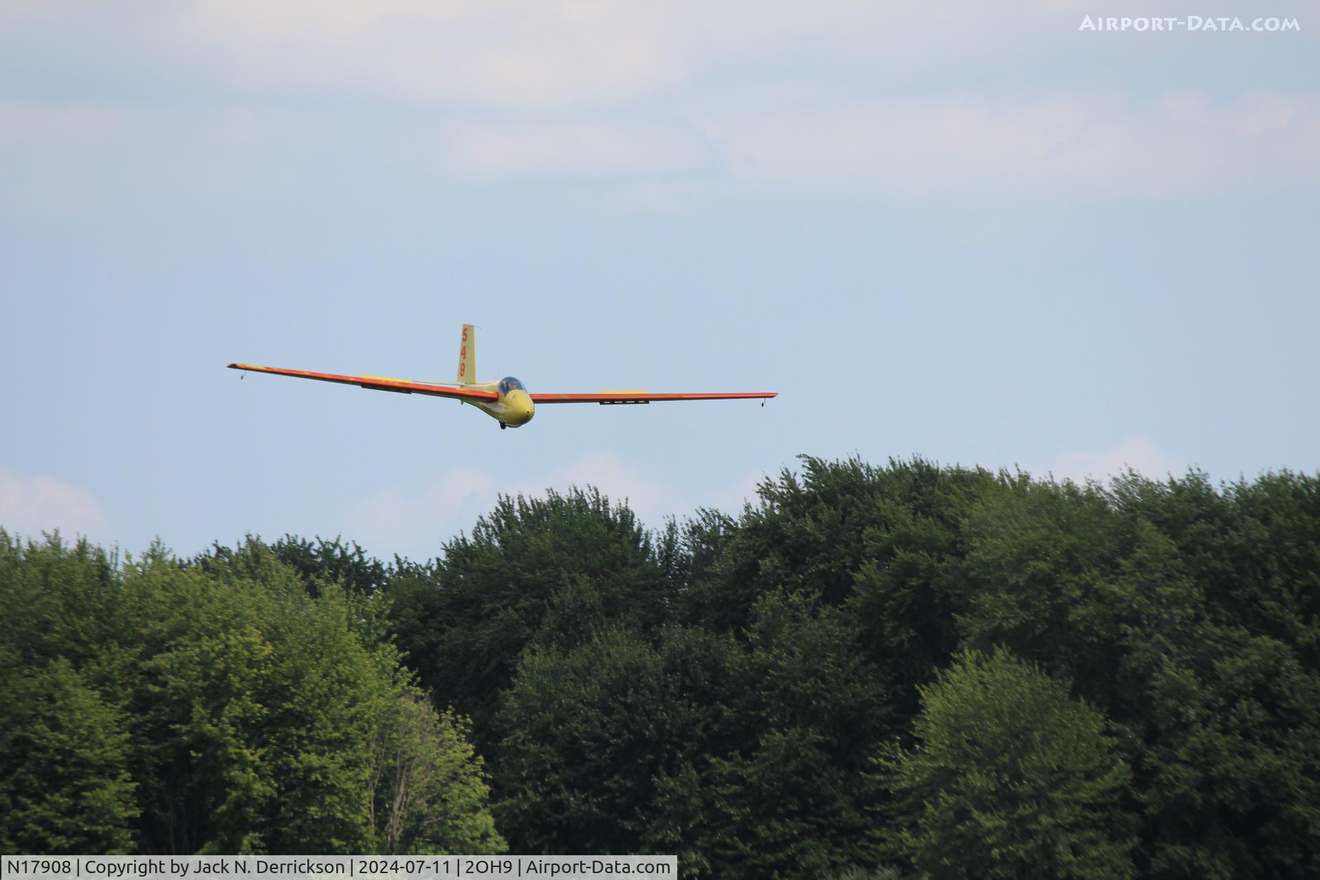 N17908, 1973 Schweizer SGS 1-26E C/N 548, 2024 Caesar Creek Youth Soaring Association Youth Education Camp