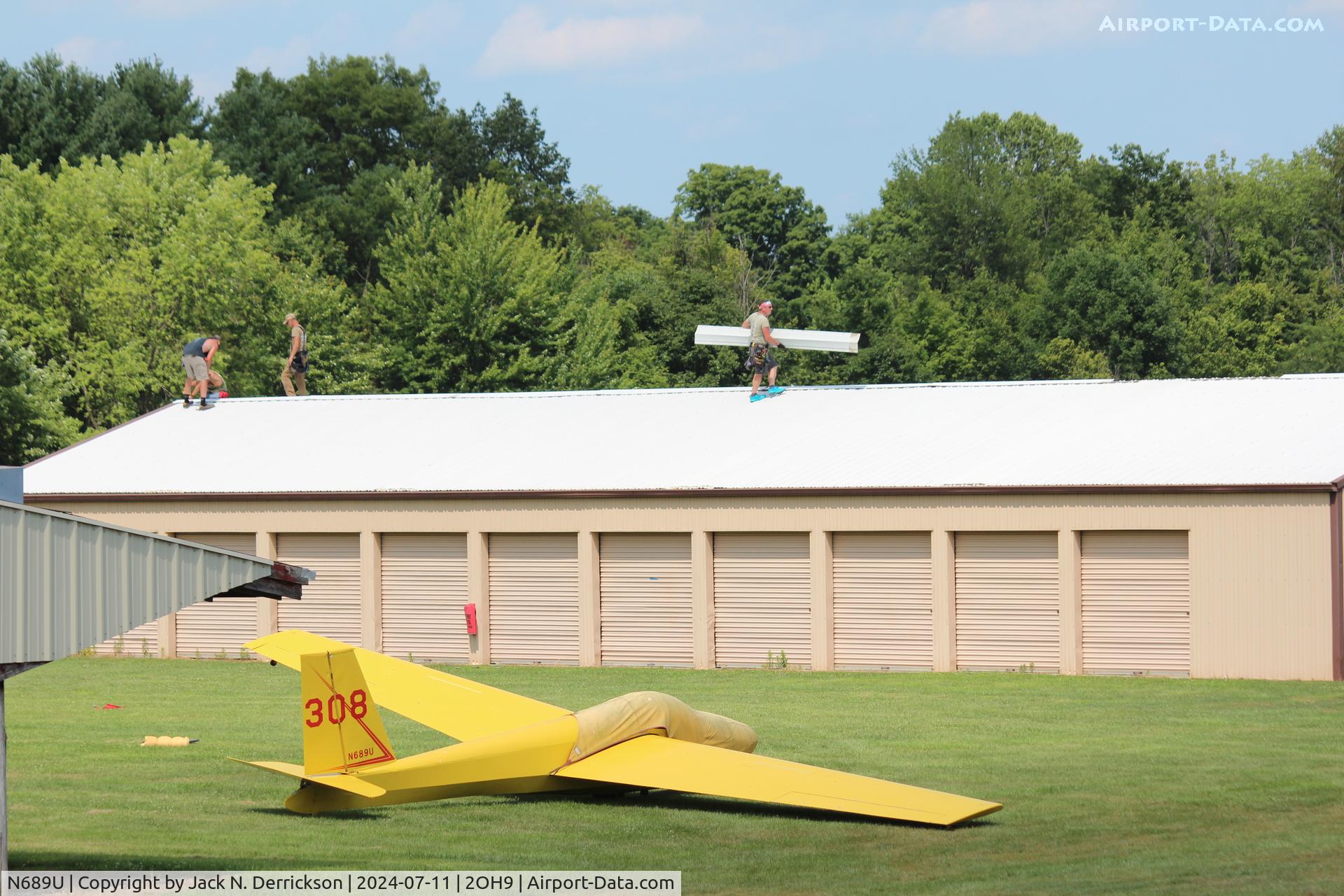 N689U, 1965 Schweizer SGS 1-26B C/N 308, 2024 Caesar Creek Youth Soaring Association Youth Education Camp