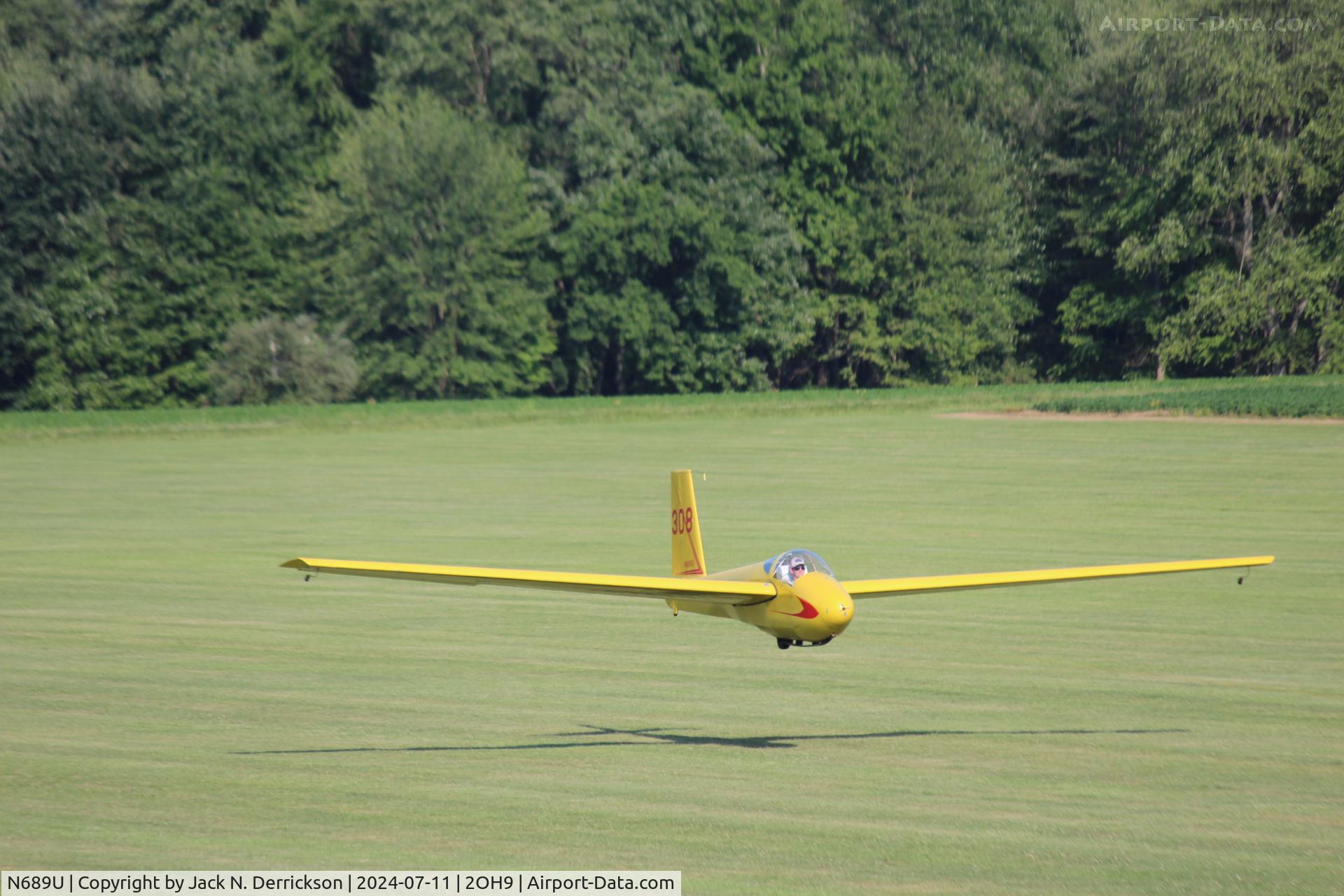 N689U, 1965 Schweizer SGS 1-26B C/N 308, 2024 Caesar Creek Youth Soaring Association Youth Education Camp