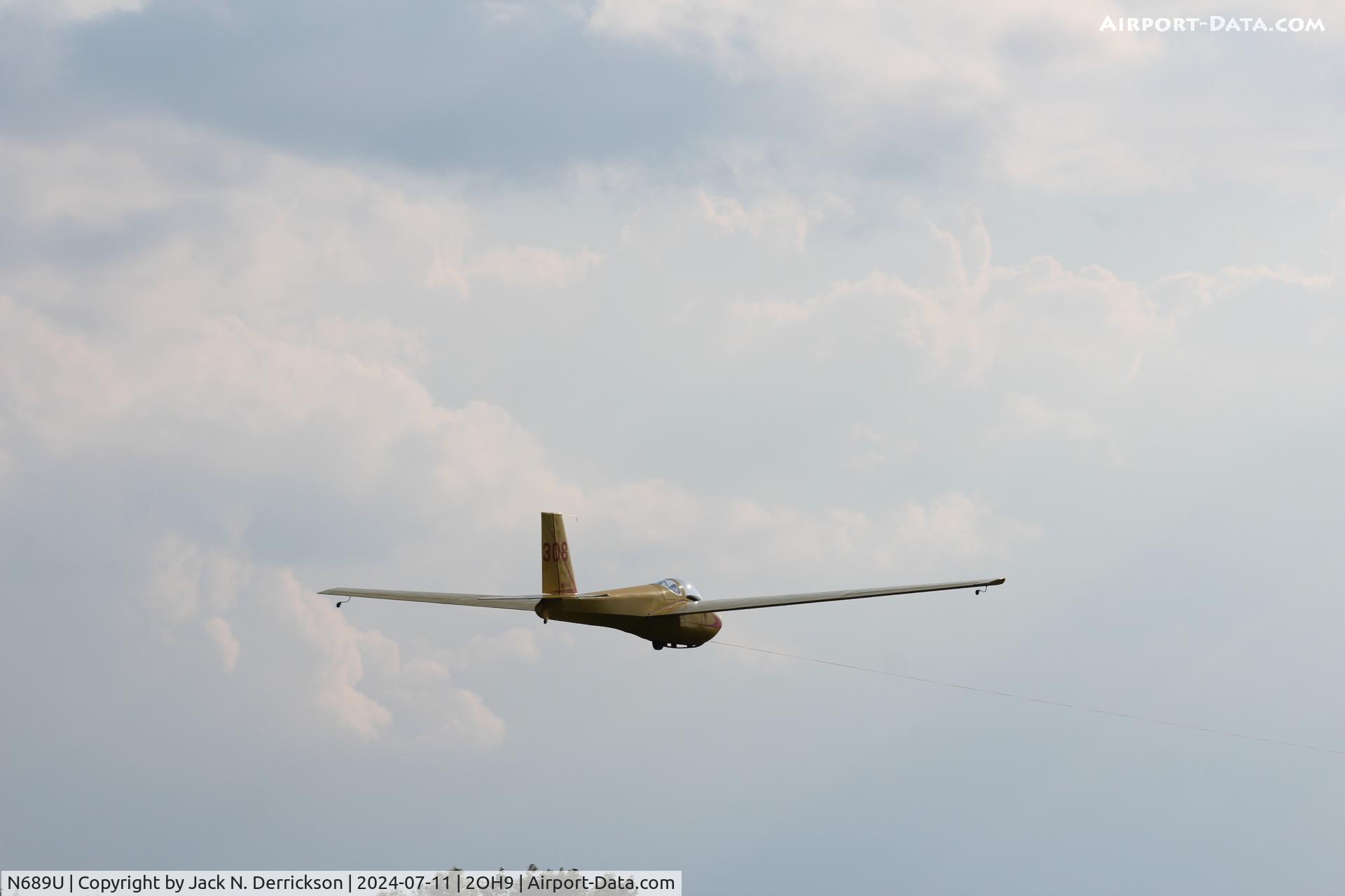 N689U, 1965 Schweizer SGS 1-26B C/N 308, 2024 Caesar Creek Youth Soaring Association Youth Education Camp