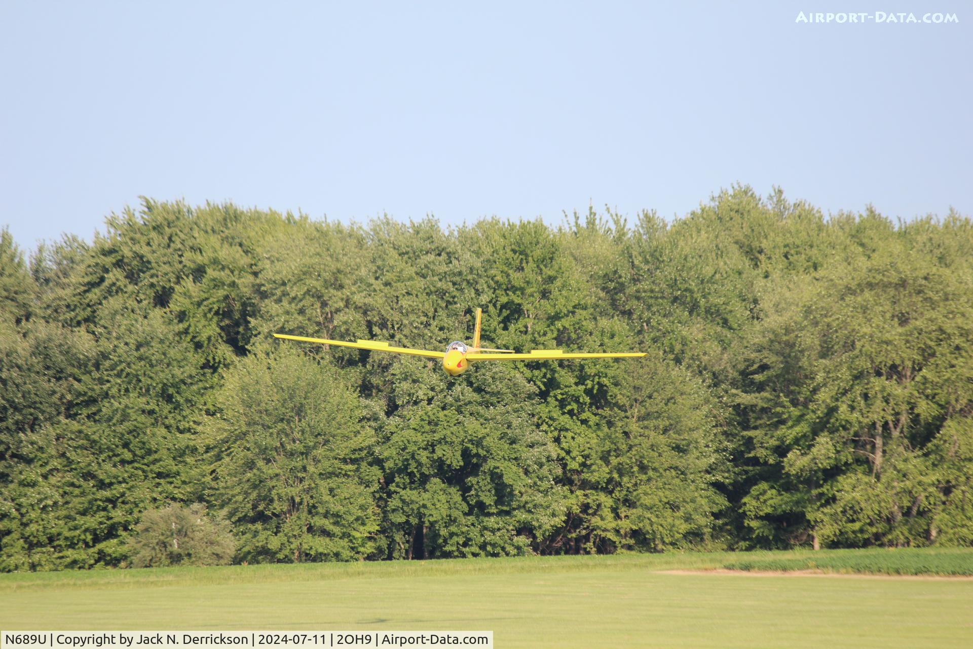 N689U, 1965 Schweizer SGS 1-26B C/N 308, 2024 Caesar Creek Youth Soaring Association Youth Education Camp