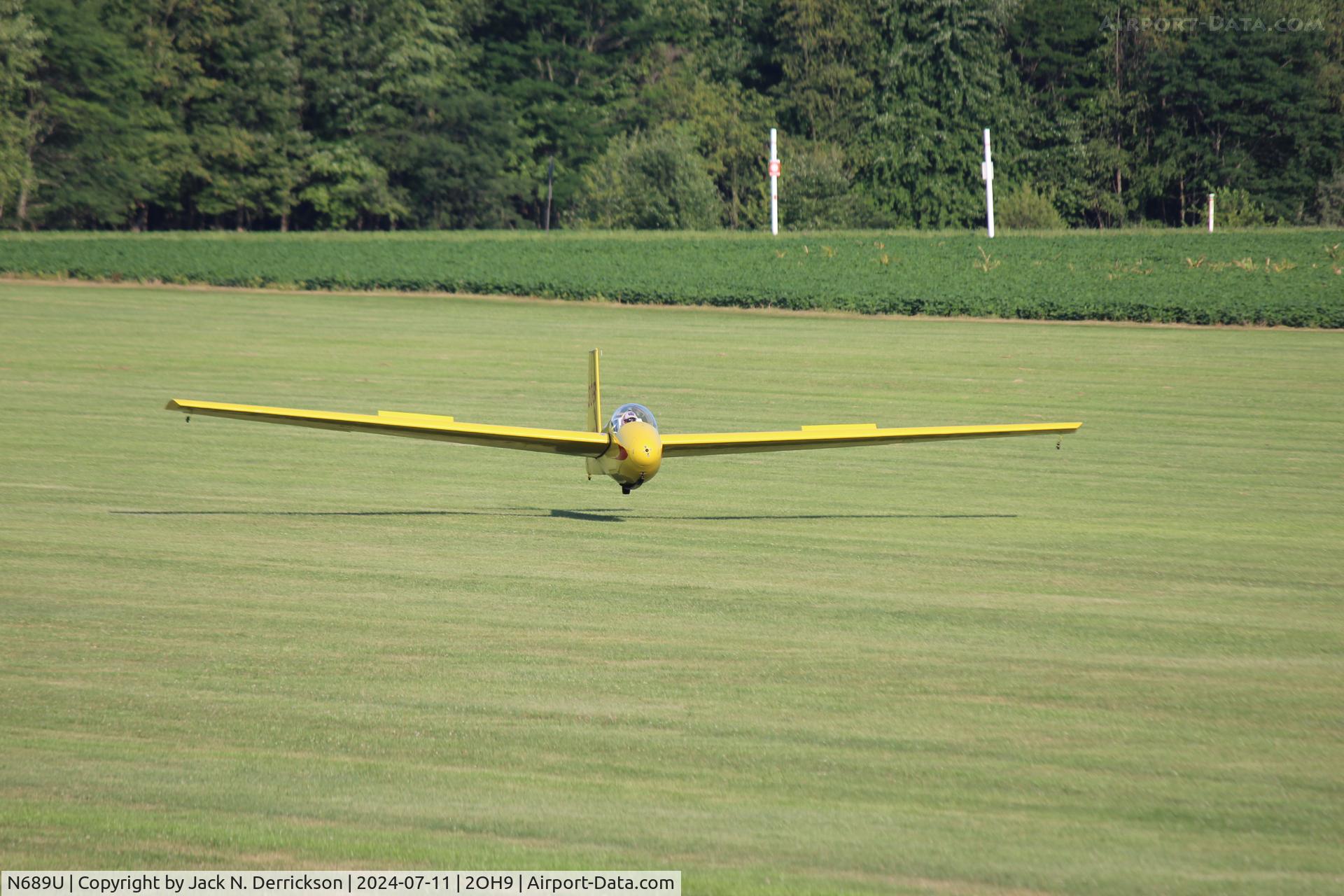 N689U, 1965 Schweizer SGS 1-26B C/N 308, 2024 Caesar Creek Youth Soaring Association Youth Education Camp