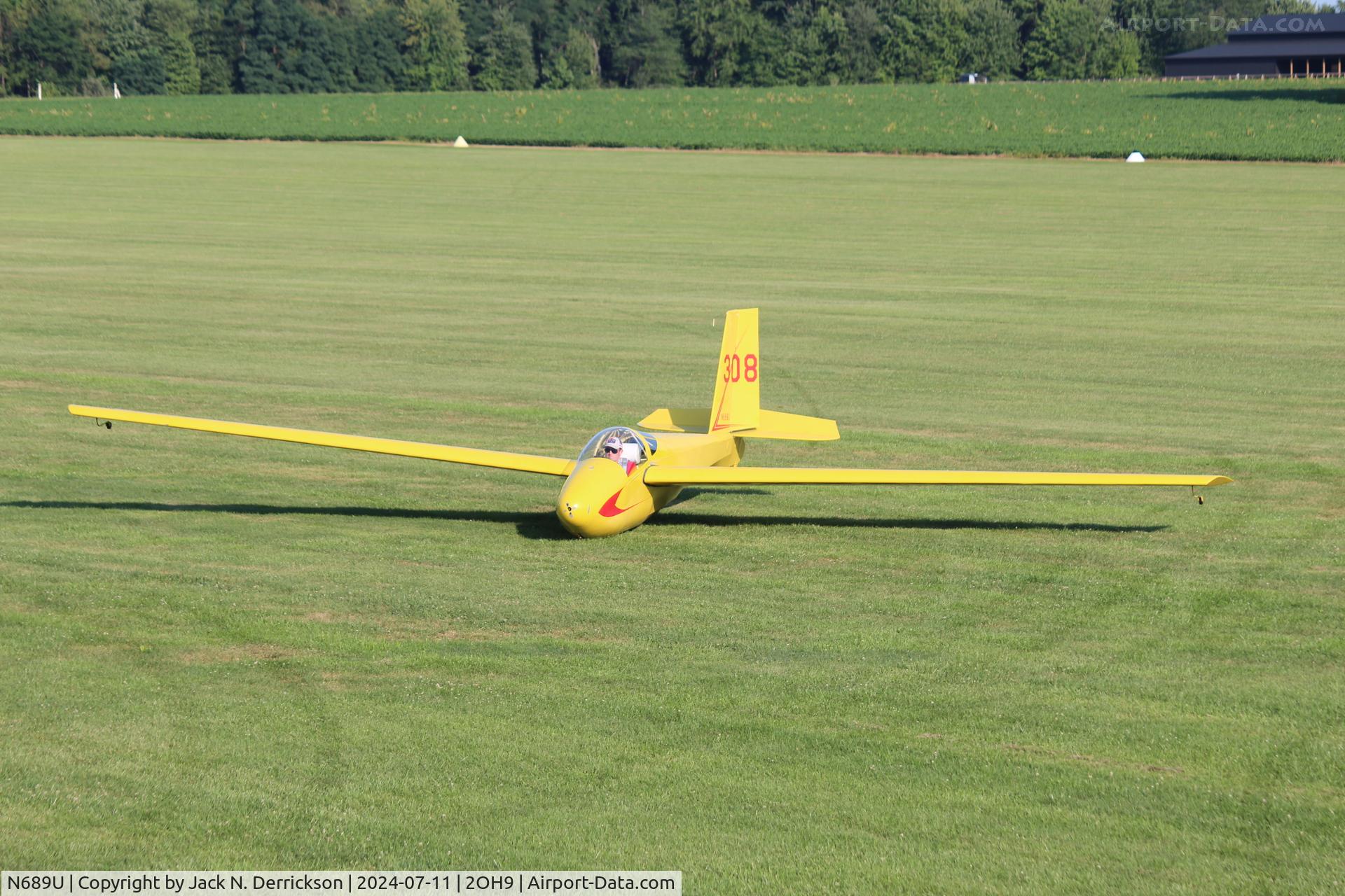 N689U, 1965 Schweizer SGS 1-26B C/N 308, 2024 Caesar Creek Youth Soaring Association Youth Education Camp