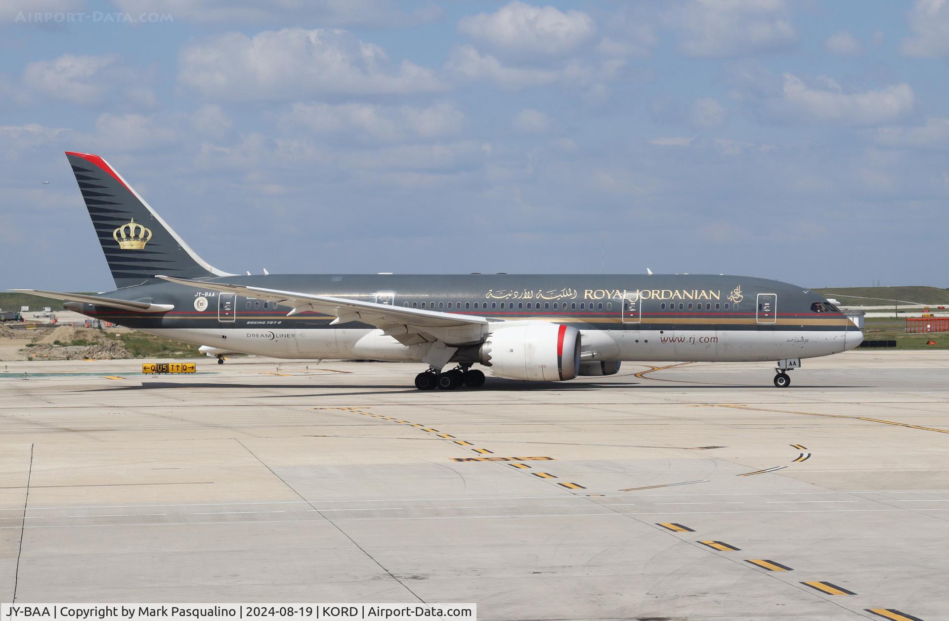 JY-BAA, 2014 Boeing 787-8 Dreamliner C/N 37983, Boeing 787-8 Dreamliner