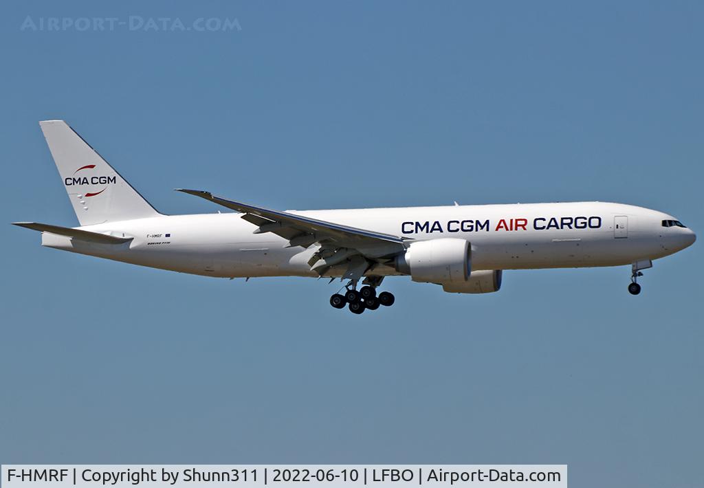 F-HMRF, 2022 Boeing 777-F C/N 67461, Landing rwy 32R