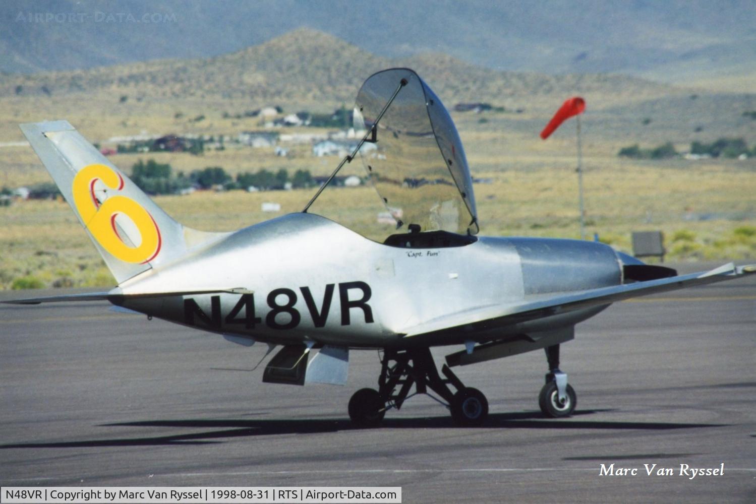 N48VR, 1995 Barrett Victor L VENTURE C/N 48, Race #6 Venture N48VR at the Reno Air Races in 1998, pilot was Rittner E. Will.