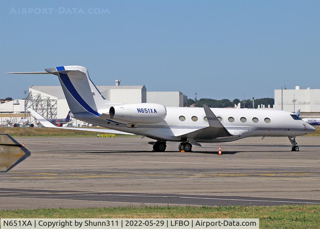 N651XA, 2016 Gulfstream G-VI (G650ER) C/N 6211, Parked at the General Aviation area...