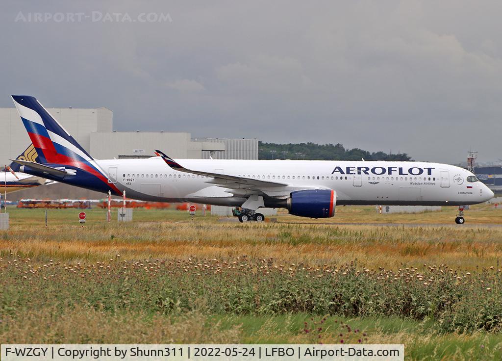 F-WZGY, 2021 Airbus A350-941 C/N 493, C/n 0493 - Aeroflot VP-BYB ntu... For Turkish Airlines as TC-LGL