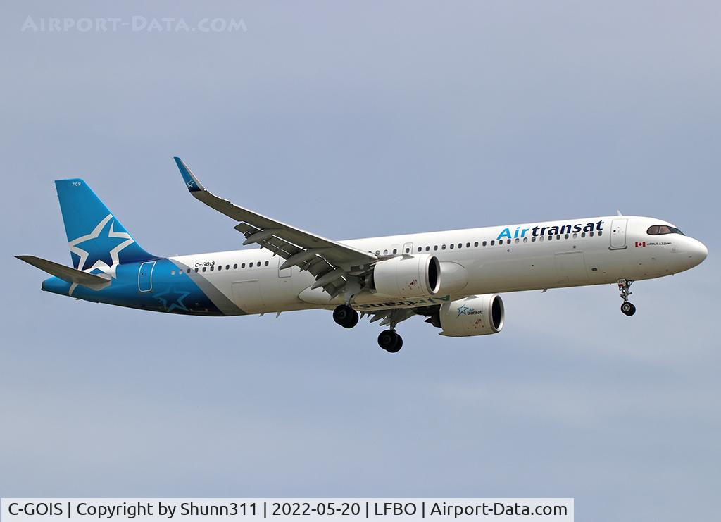 C-GOIS, 2021 Airbus A321-271NX C/N 10282, Landing rwy 14R