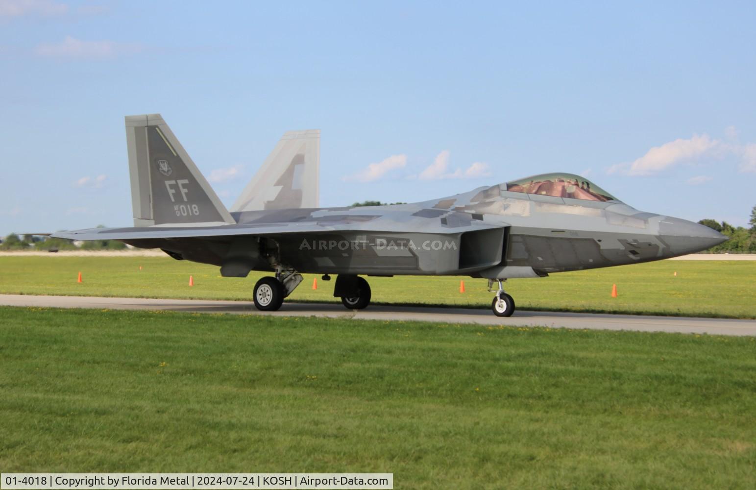 01-4018, 2001 Lockheed Martin F-22A Raptor C/N 645-4018, F-22A zx