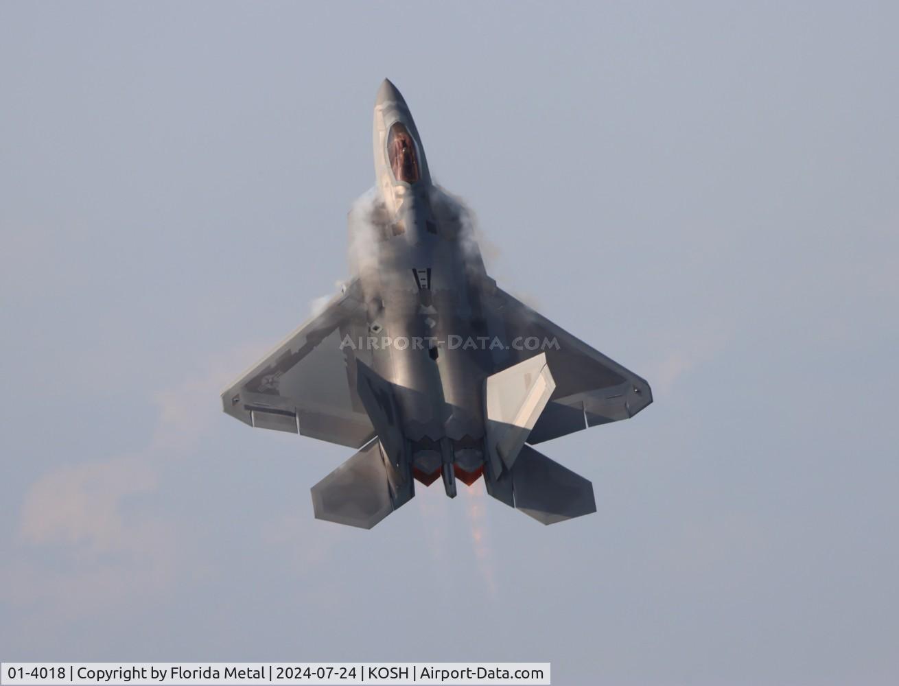 01-4018, 2001 Lockheed Martin F-22A Raptor C/N 645-4018, OSH 24 zx