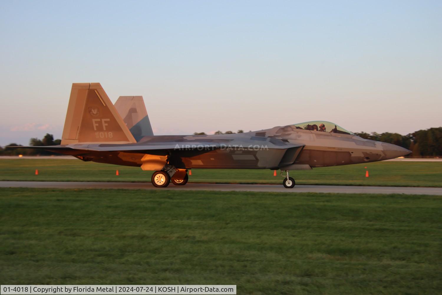01-4018, 2001 Lockheed Martin F-22A Raptor C/N 645-4018, F-22A zx