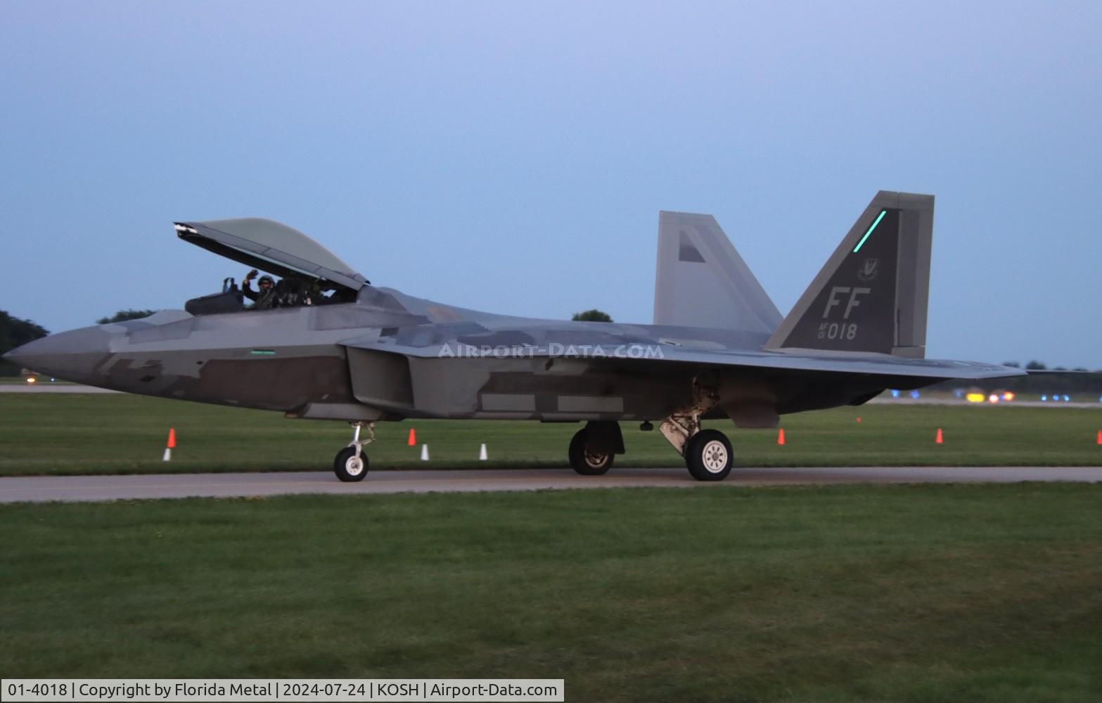 01-4018, 2001 Lockheed Martin F-22A Raptor C/N 645-4018, F-22A zx