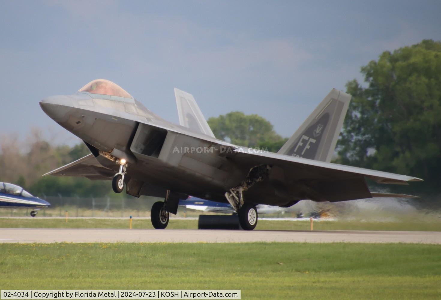 02-4034, 2002 Lockheed Martin F/A-22A Raptor C/N 4034, F-22A zx