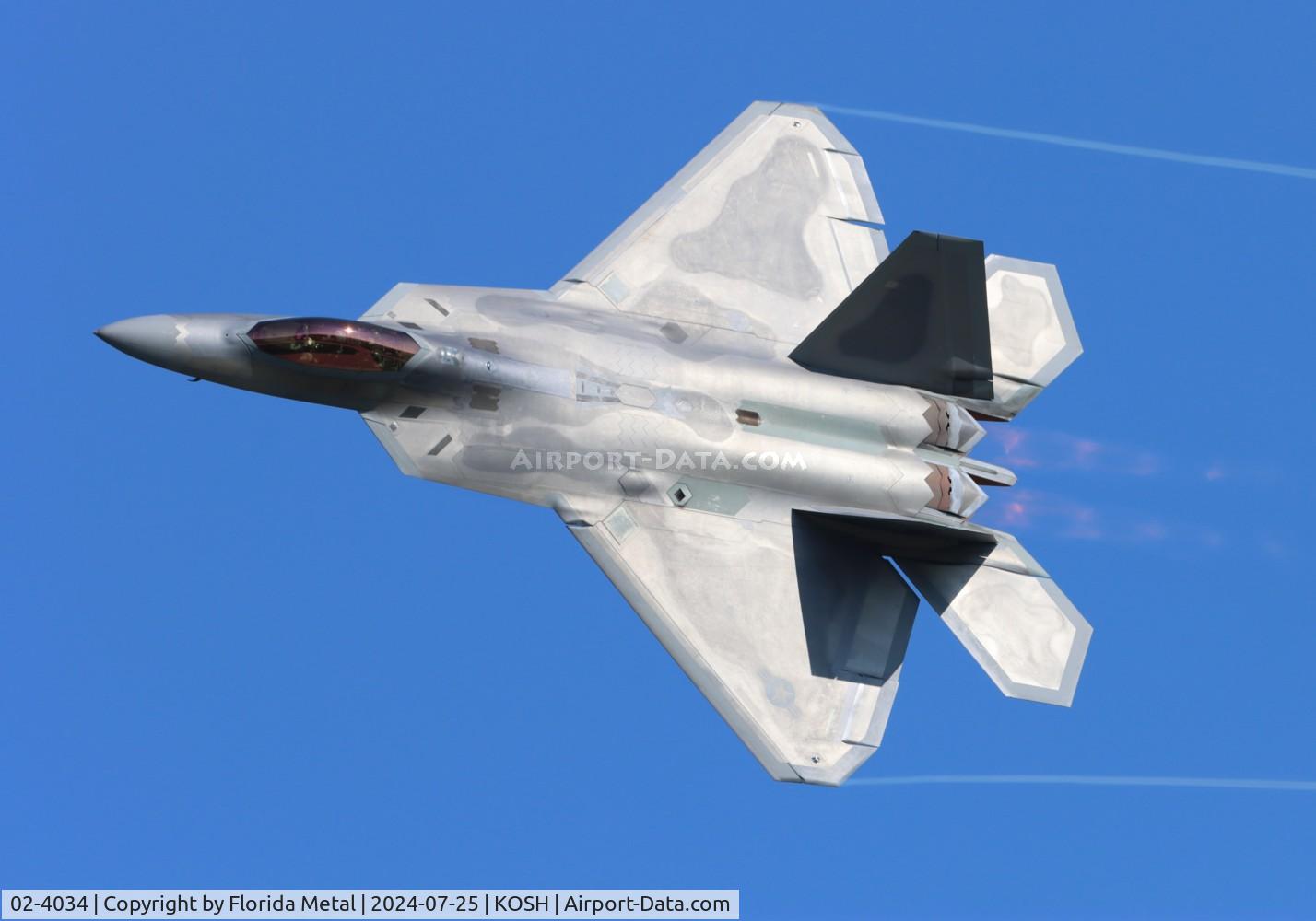 02-4034, 2002 Lockheed Martin F/A-22A Raptor C/N 4034, F-22A zx