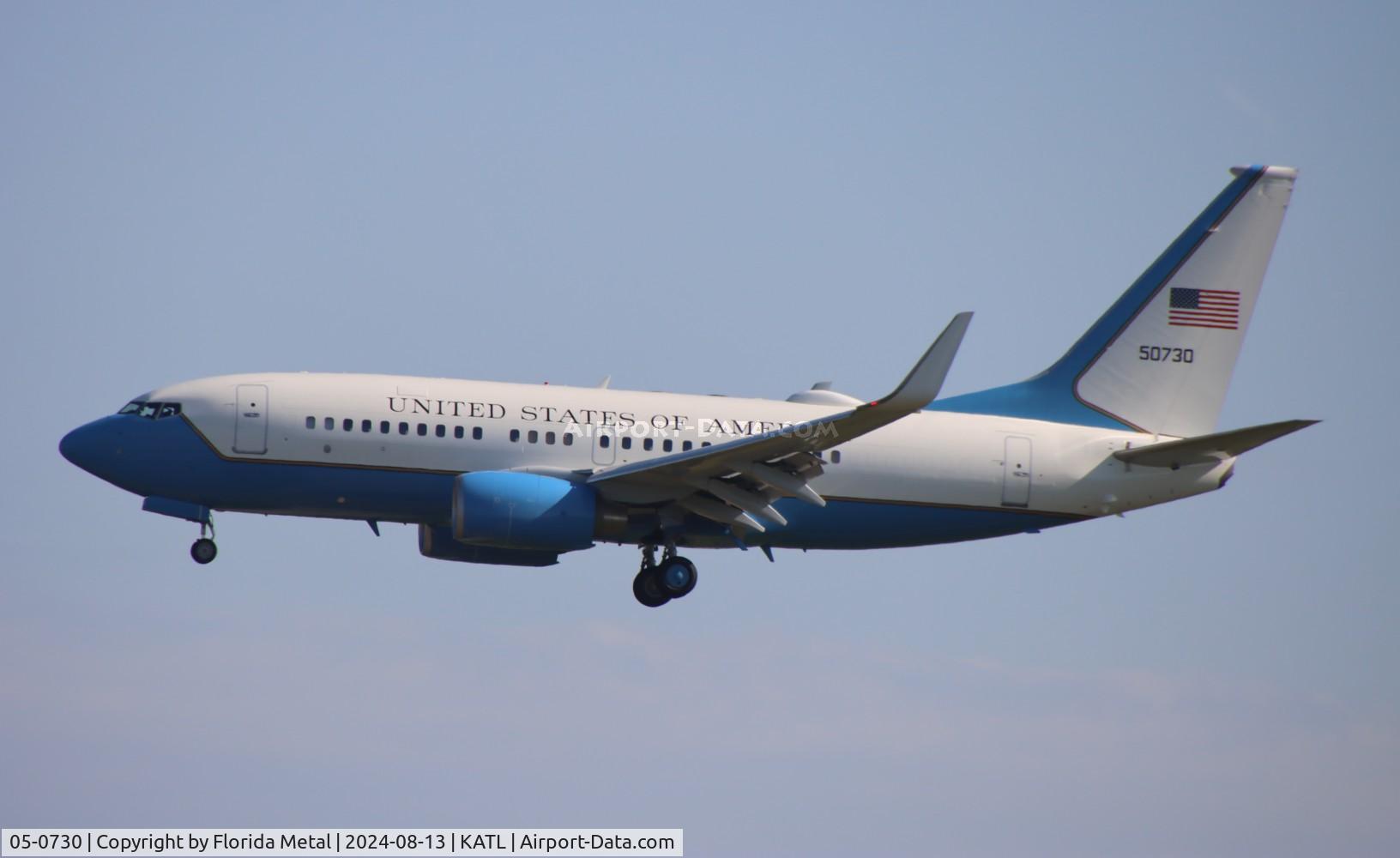 05-0730, 2006 Boeing C-40C Clipper (737-7BC BBJ) C/N 34807, USAF C-40C zx BLV-ATL