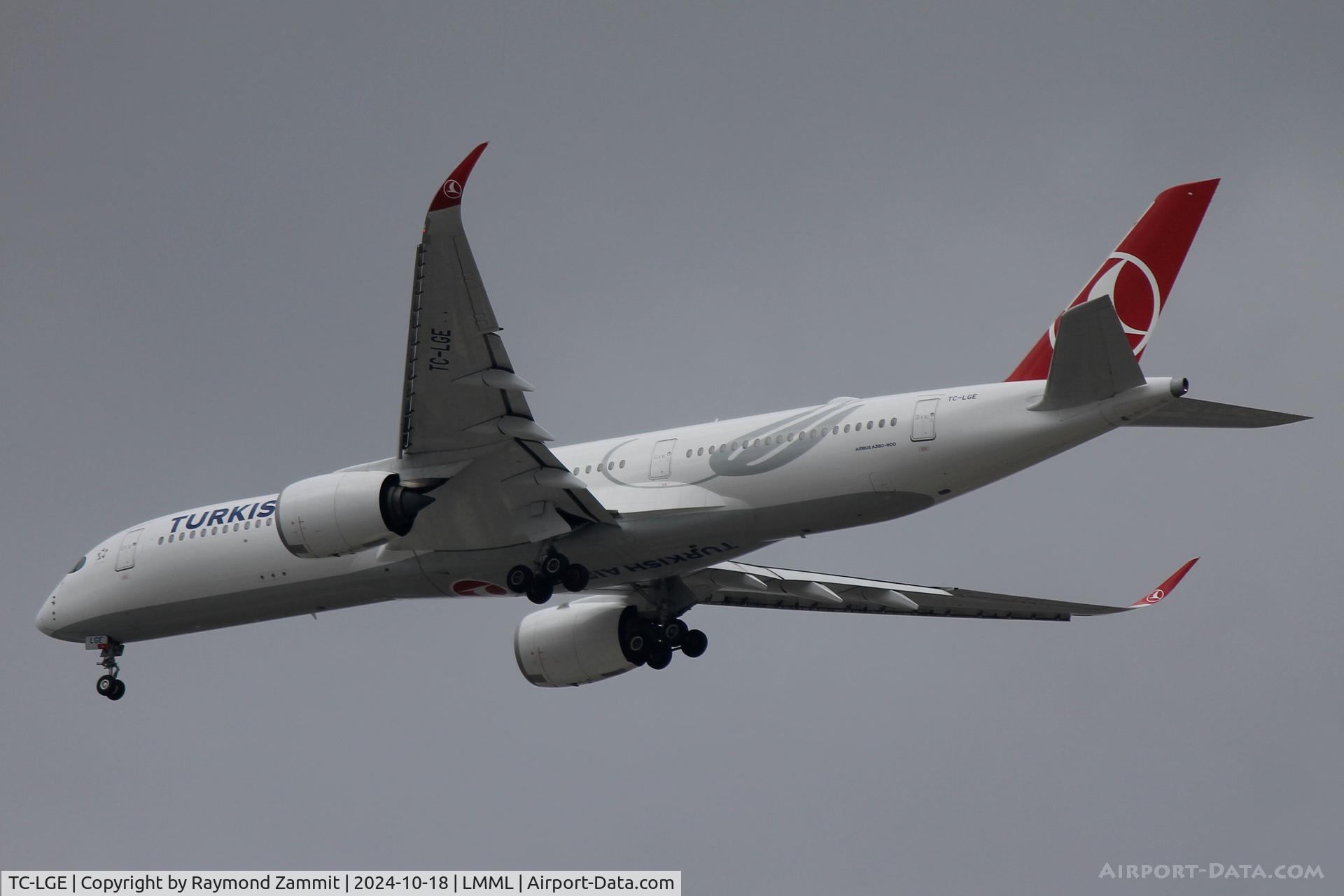 TC-LGE, 2021 Airbus A350-941 C/N 454, A350-941 TC-LGE Turkish Airlines