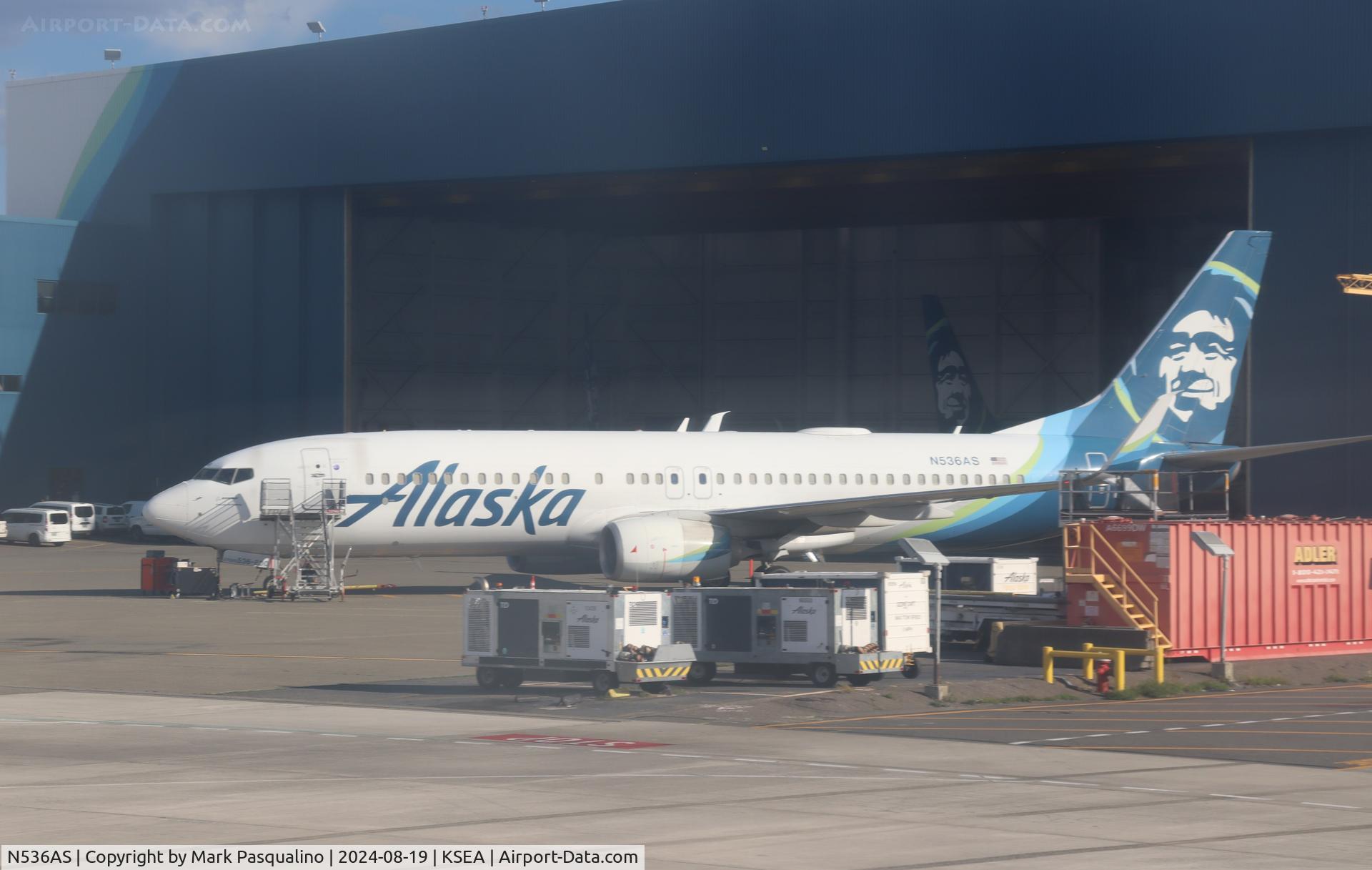 N536AS, 2012 Boeing 737-890 C/N 35203, Boeing 737-890