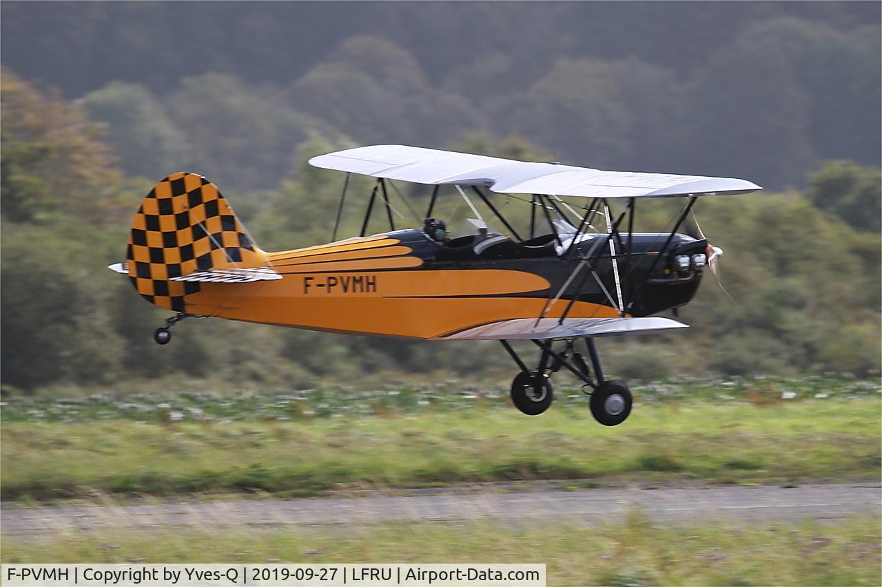 F-PVMH, 2019 Hatz CB-1 C/N 776, Hatz CB-1, Landing rwy 22, Morlaix-Ploujean airport (LFRU-MXN)