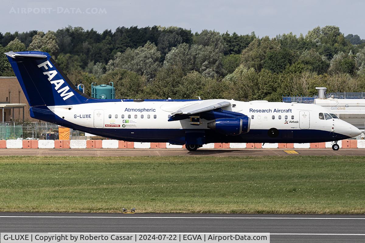 G-LUXE, 1981 British Aerospace BAe.146-301 C/N E3001, RIAT 24