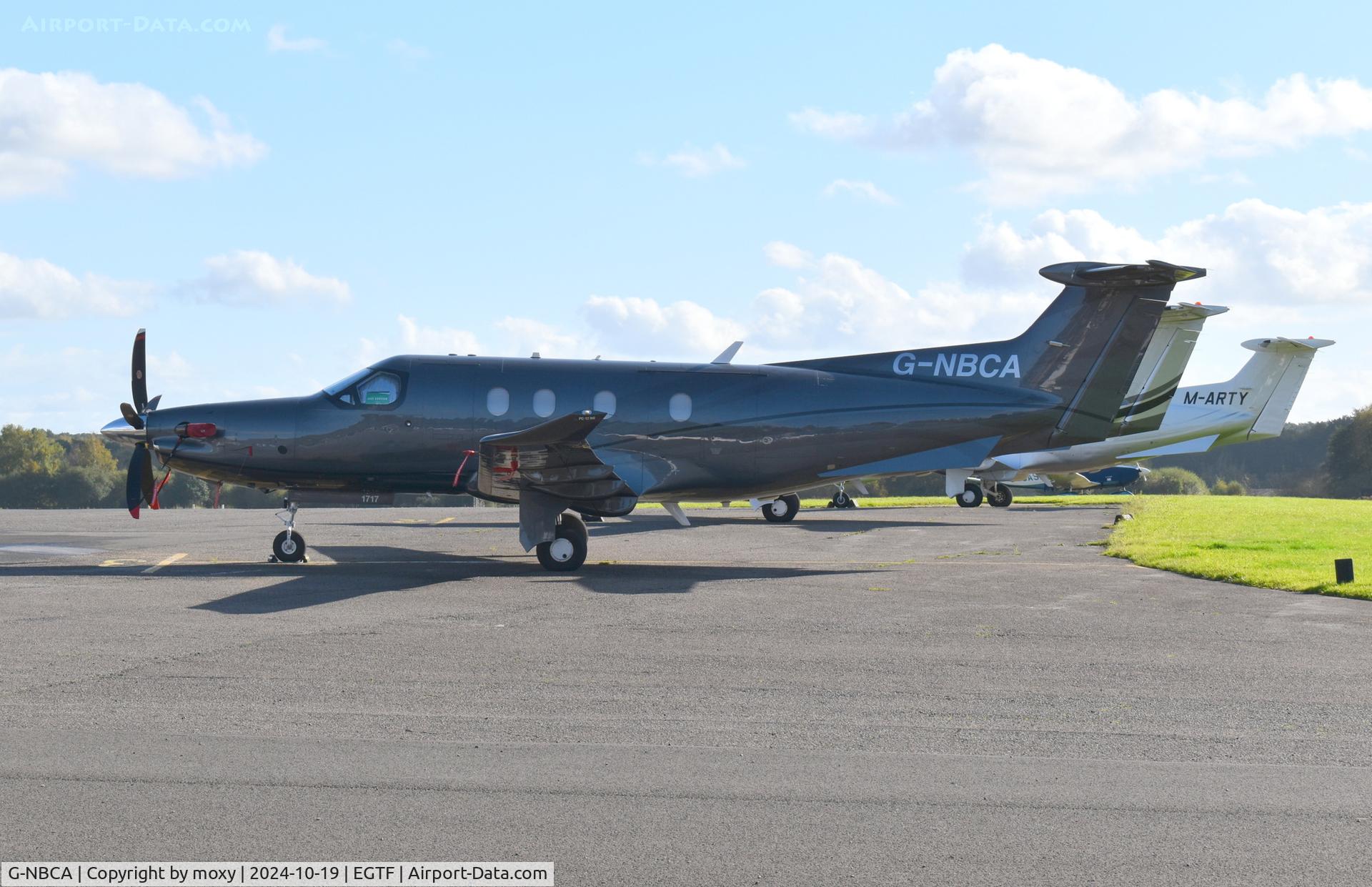 G-NBCA, 2017 Pilatus PC-12/47E C/N 1717, Pilatus PC-12/47E at Fairoaks. Ex HB-FSG.