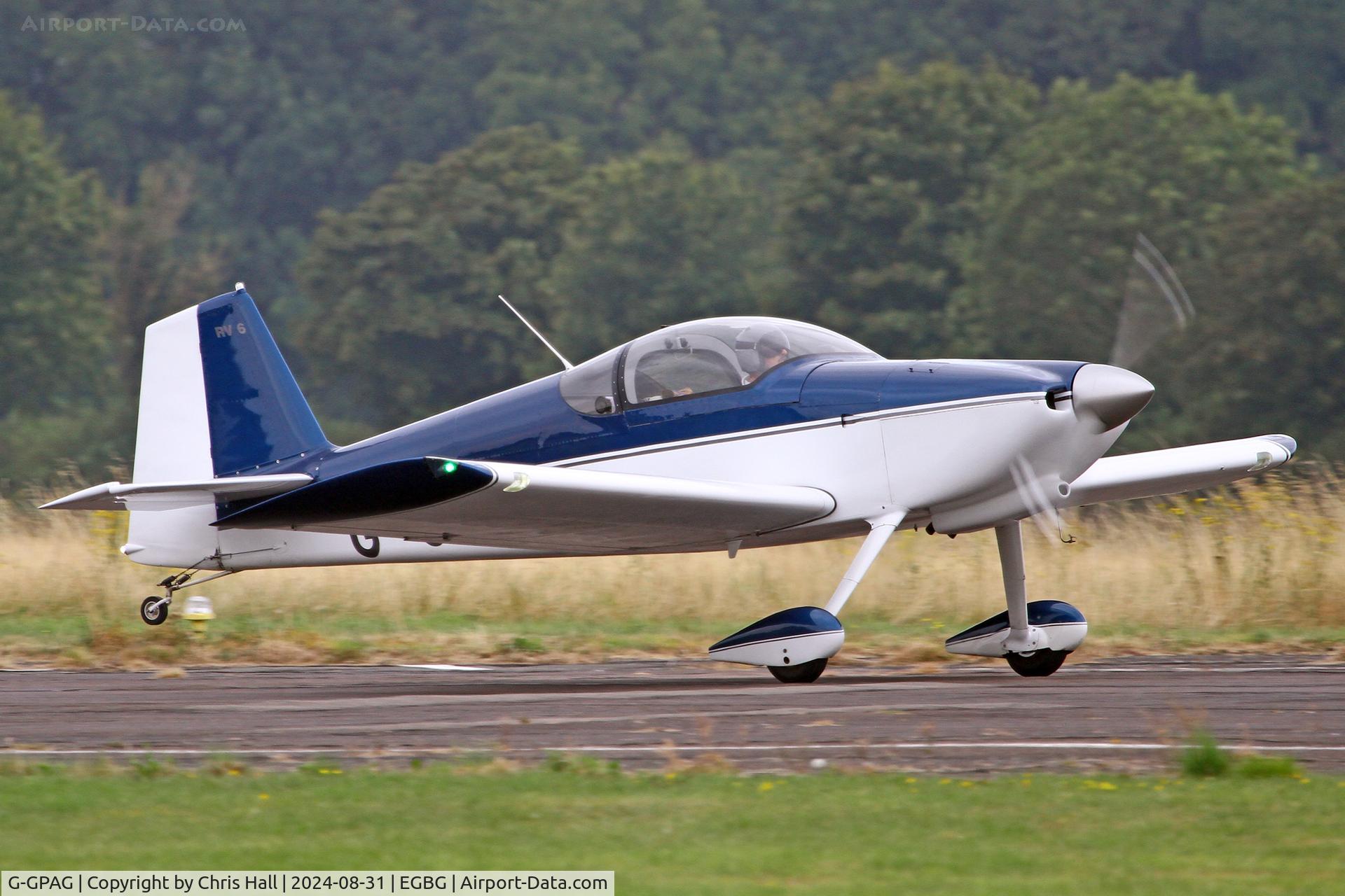 G-GPAG, 2002 Vans RV-6 C/N PFA 181A-13306, LAA Rally 2024, Leicester