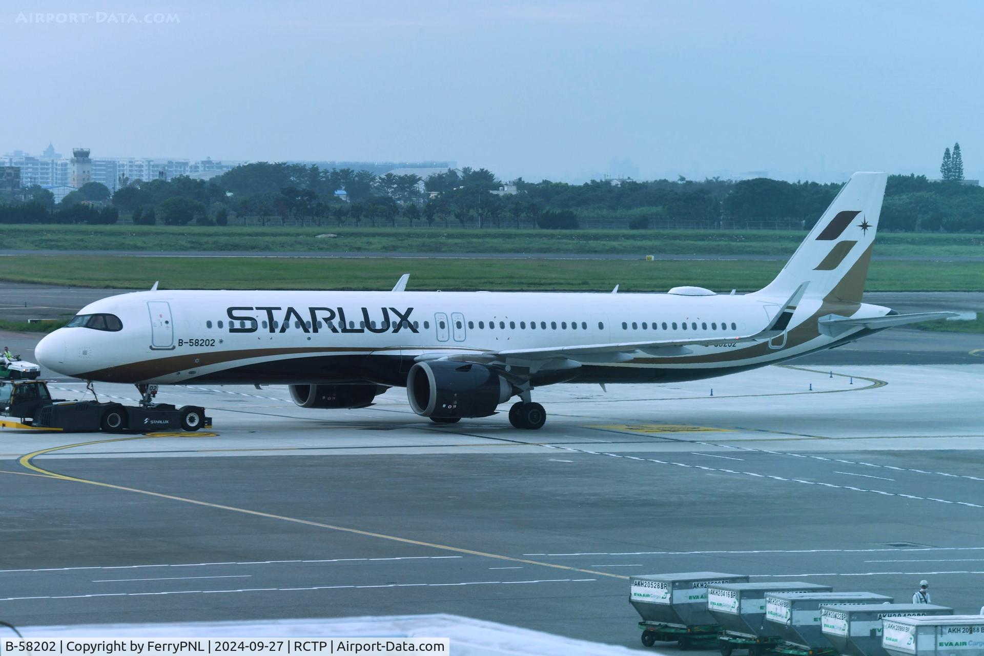 B-58202, 2019 Airbus A321-252NX C/N 9314, Starlux A321Neo under tow
