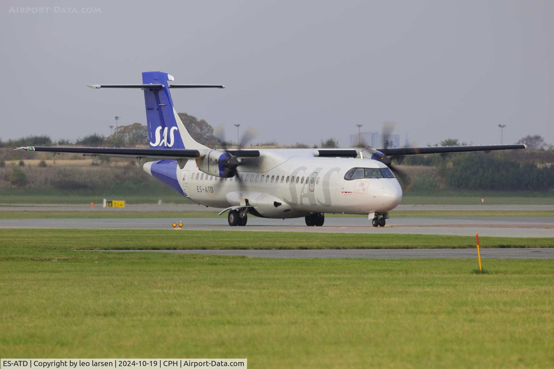 ES-ATD, 2014 ATR 72-212A C/N 1165, Copenhagen 19.10.2024