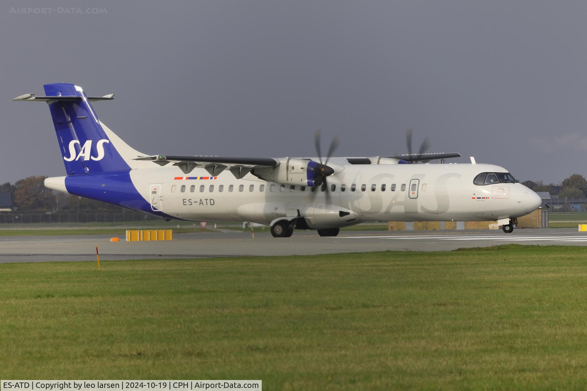 ES-ATD, 2014 ATR 72-212A C/N 1165, Copenhagen 19.10.2024