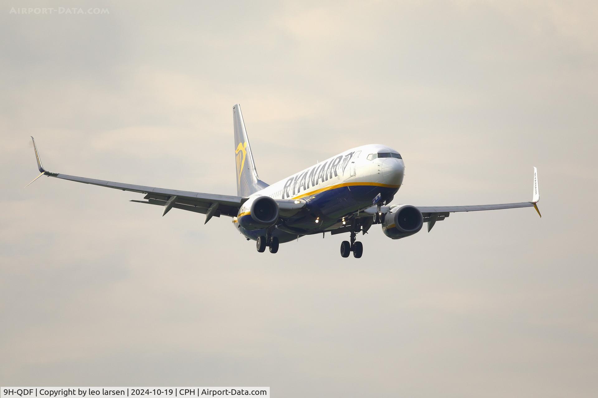 9H-QDF, 2016 Boeing 737-8AS C/N 44755, Copenhagen 19.10.2024