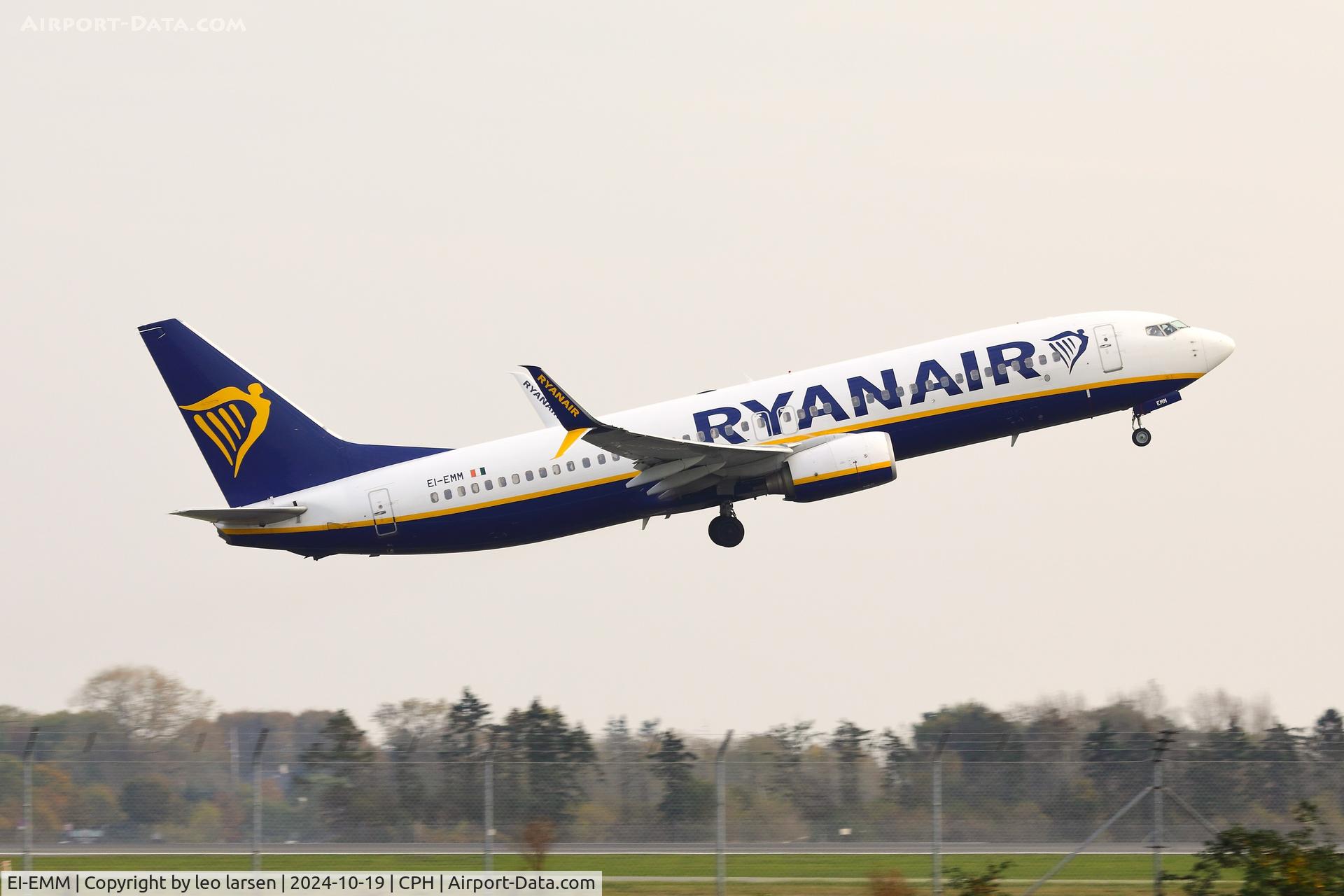 EI-EMM, 2010 Boeing 737-8AS C/N 38514, Copenhagen 19.10.2024