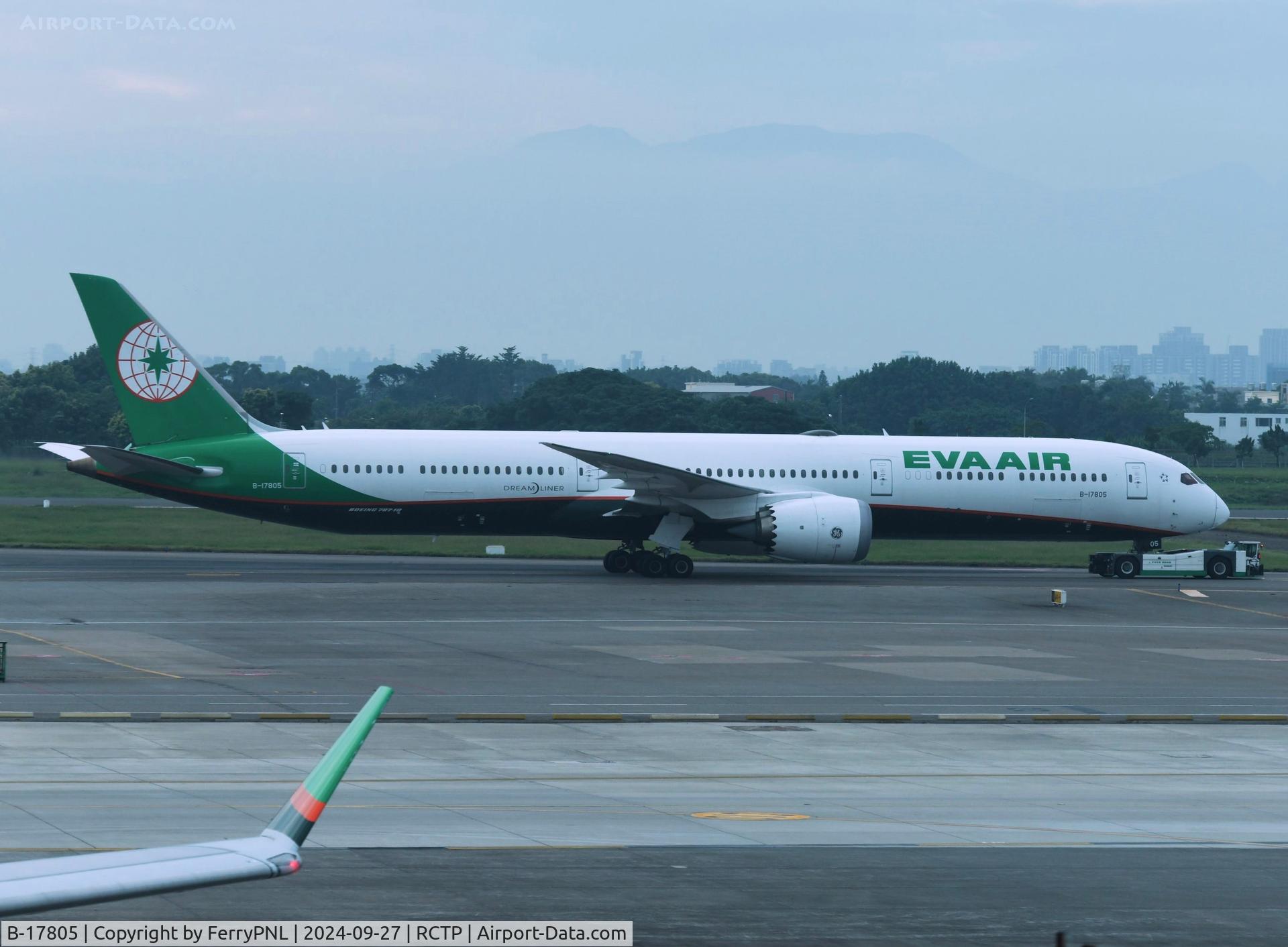 B-17805, 2019 Boeing 787-10 Dreamliner Dreamliner C/N 63512, EVA B787-10 under tow to the maintenance ramp
