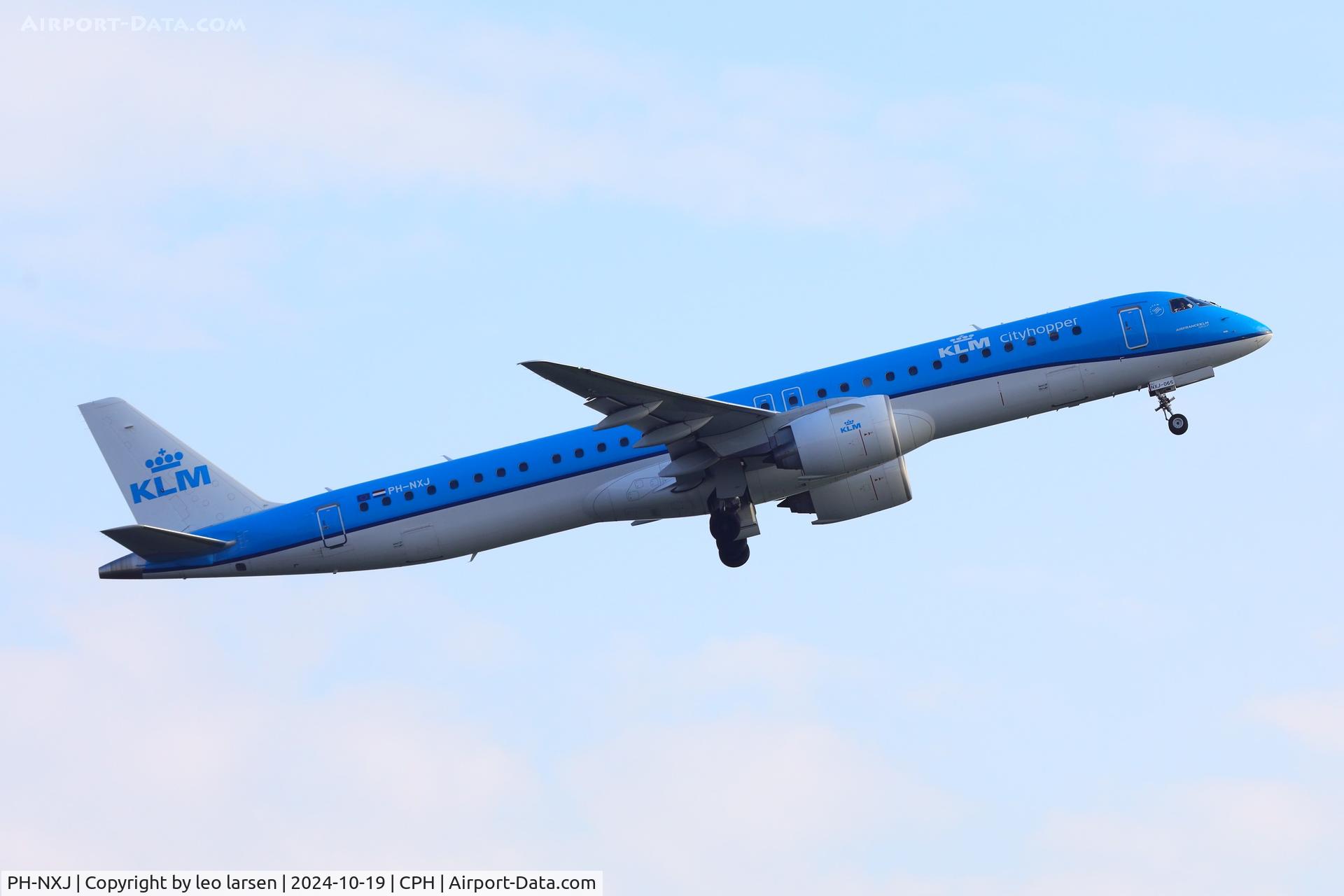 PH-NXJ, 2022 Embraer E195-E2 (ERJ 190-400STD) C/N 20065, Copenhagen 19.10.2024