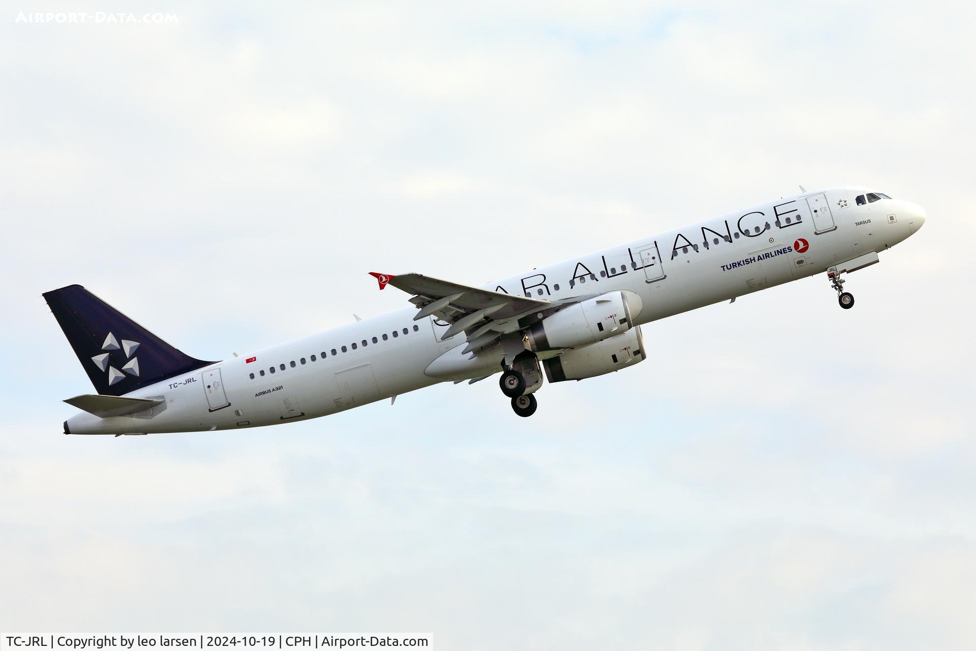 TC-JRL, 2008 Airbus A321-231 C/N 3539, Copenhagen 19.10.2024