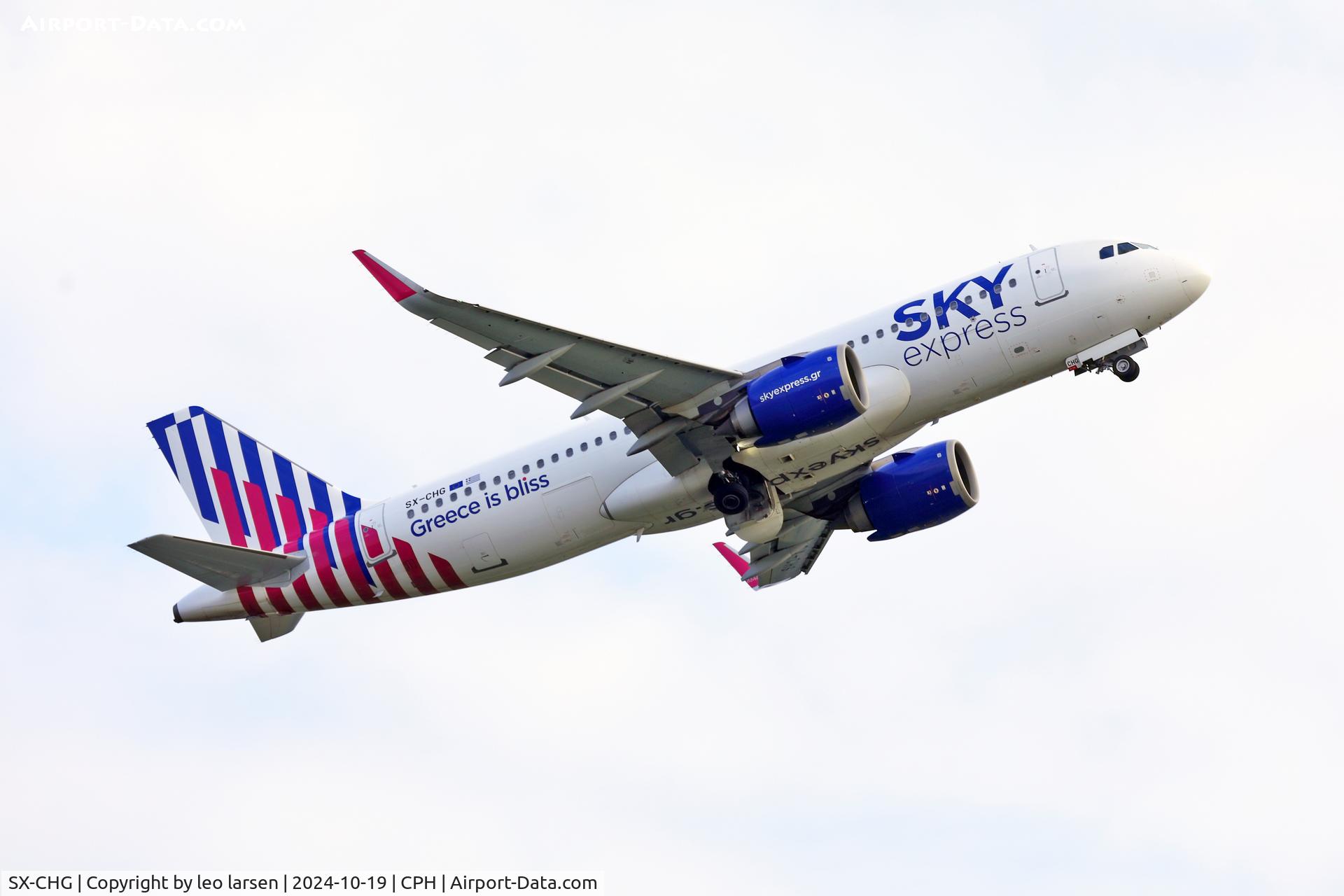 SX-CHG, 2021 Airbus A320-251N C/N 10079, Copenhagen 19.10.2024