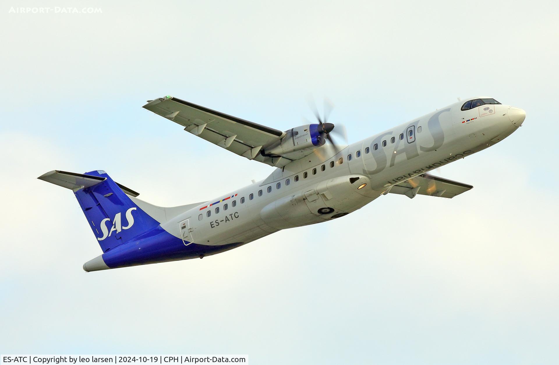 ES-ATC, 2014 ATR 72-212A C/N 1164, Copenhagen 19.10.2024