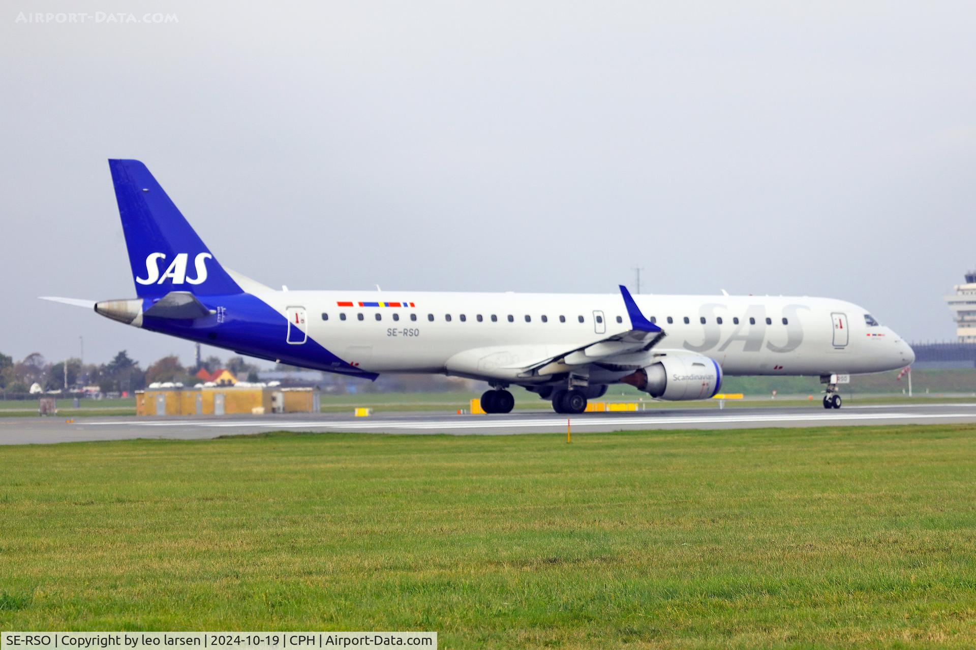 SE-RSO, 2008 Embraer 195LR (ERJ-190-200LR) C/N 19000168, C0penhagen 19.10.2024