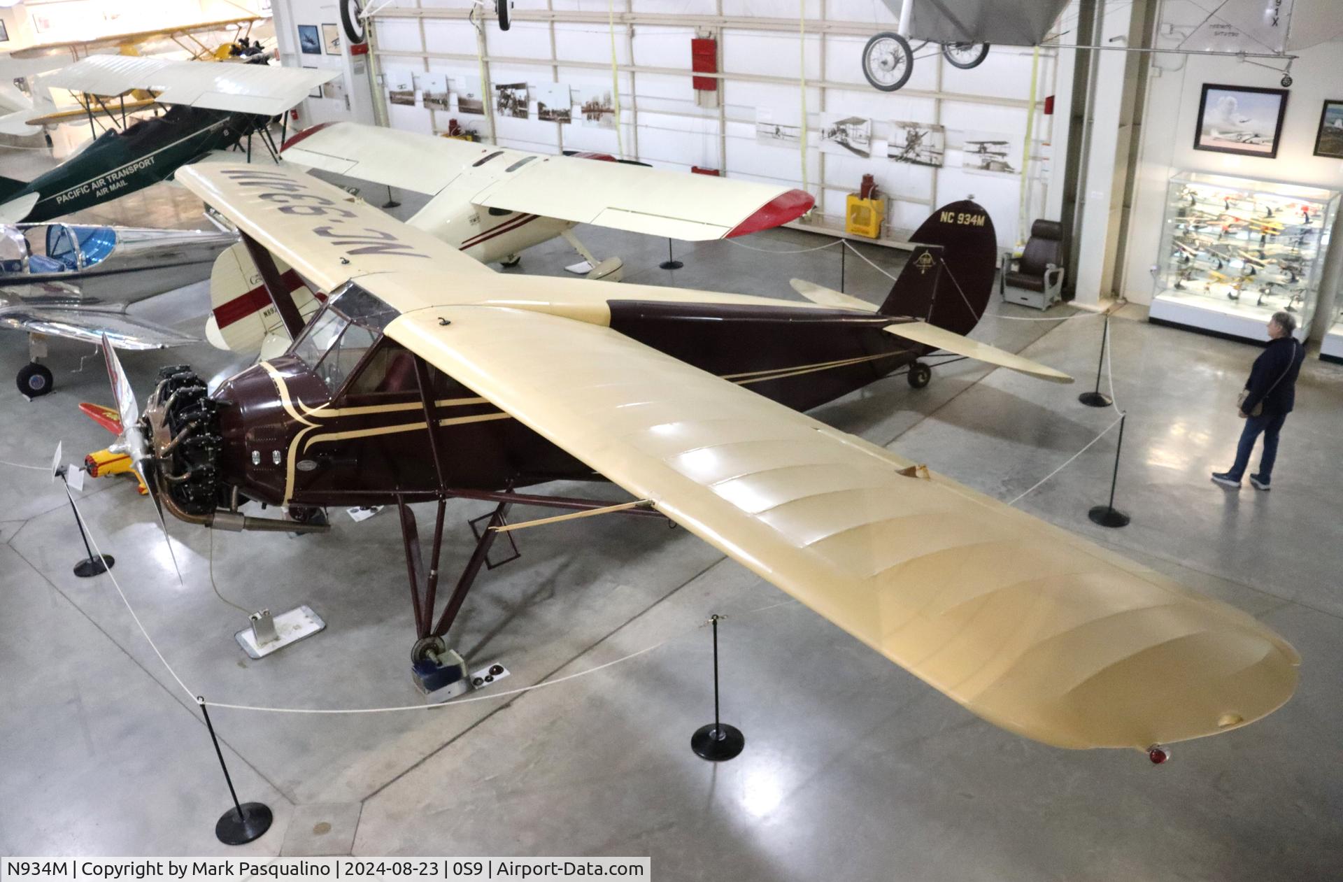 N934M, 1930 Stinson SM-8A Junior C/N 4107, Stinson SM-8A