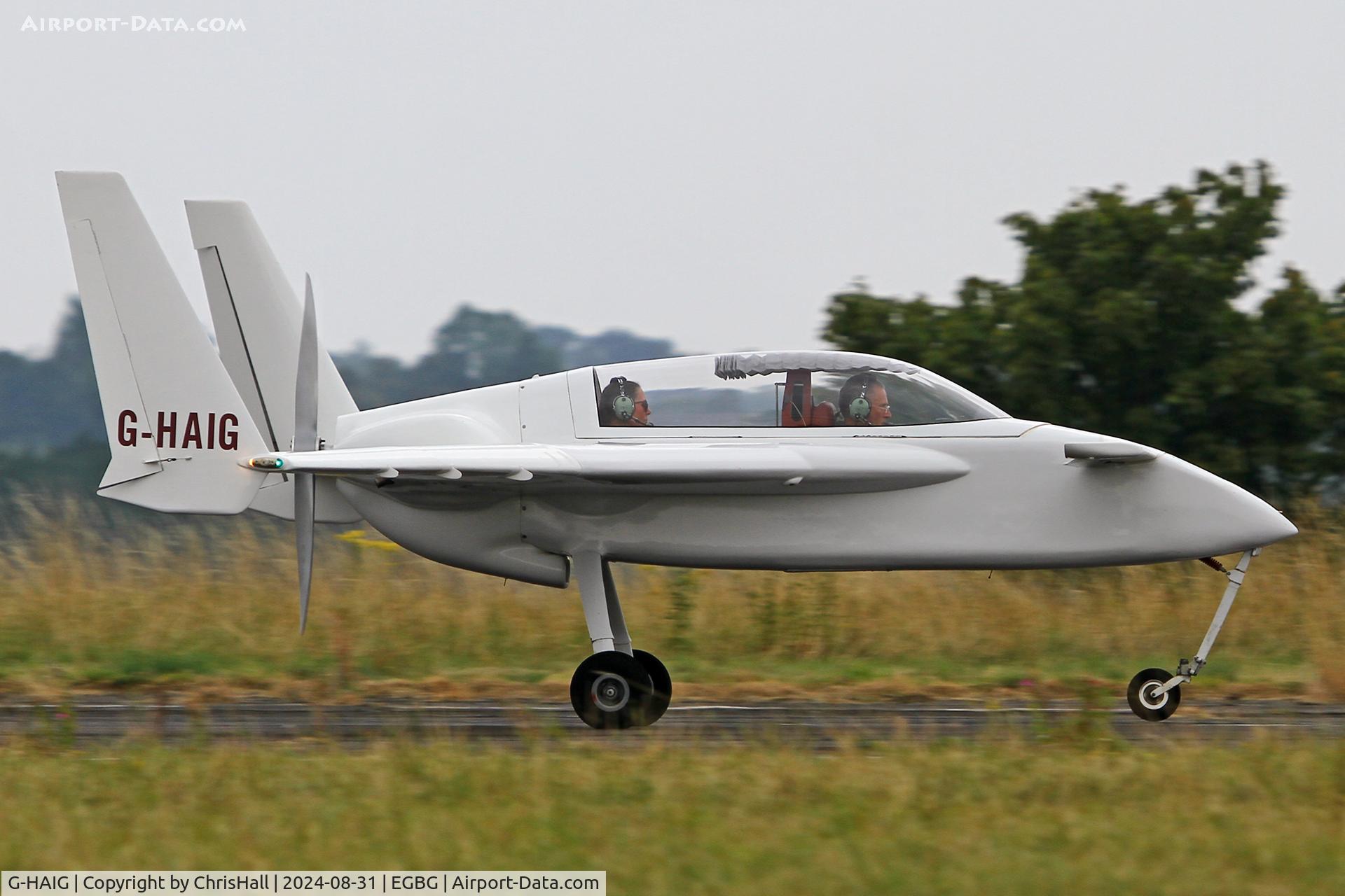 G-HAIG, 1989 Rutan Long-EZ C/N PFA 074A-11149, LAA Rally 2024, Leicester