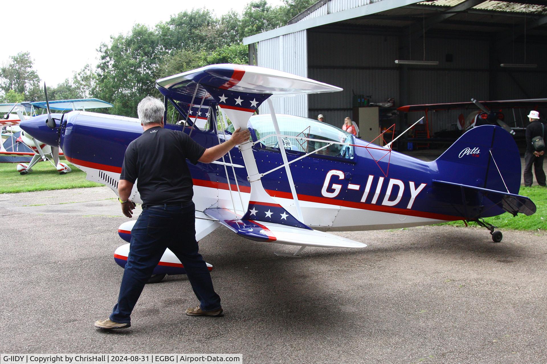 G-IIDY, 1982 Aerotek Pitts S-2B Special C/N 5000, LAA Rally 2024, Leicester