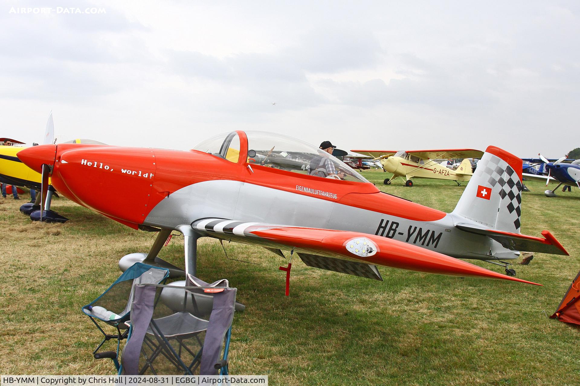 HB-YMM, Van's RV-8 C/N 25685, LAA Rally 2024, Leicester
