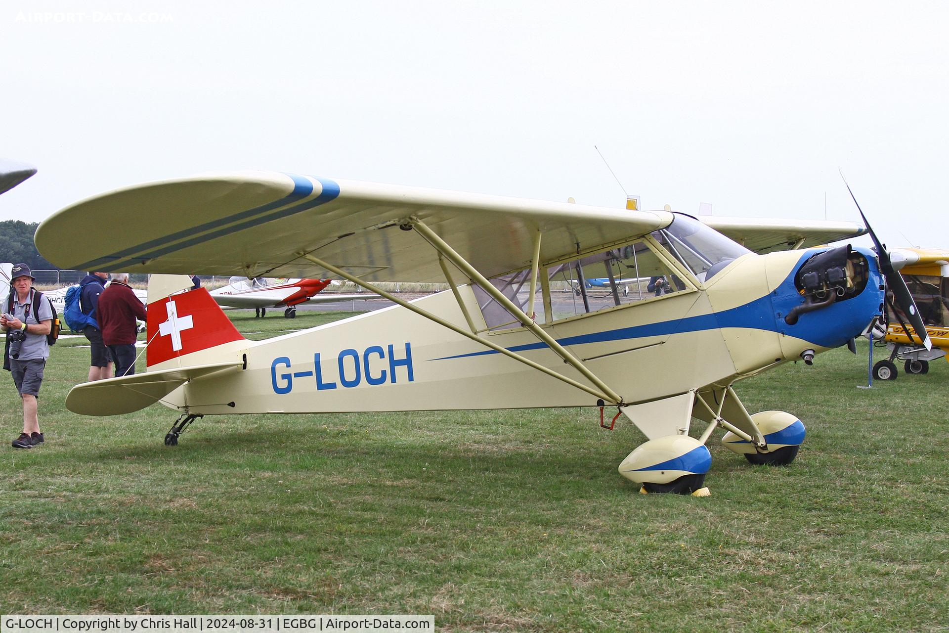 G-LOCH, 1944 Piper L-4J Grasshopper (J3C-65D) C/N 12687, LAA Rally 2024, Leicester