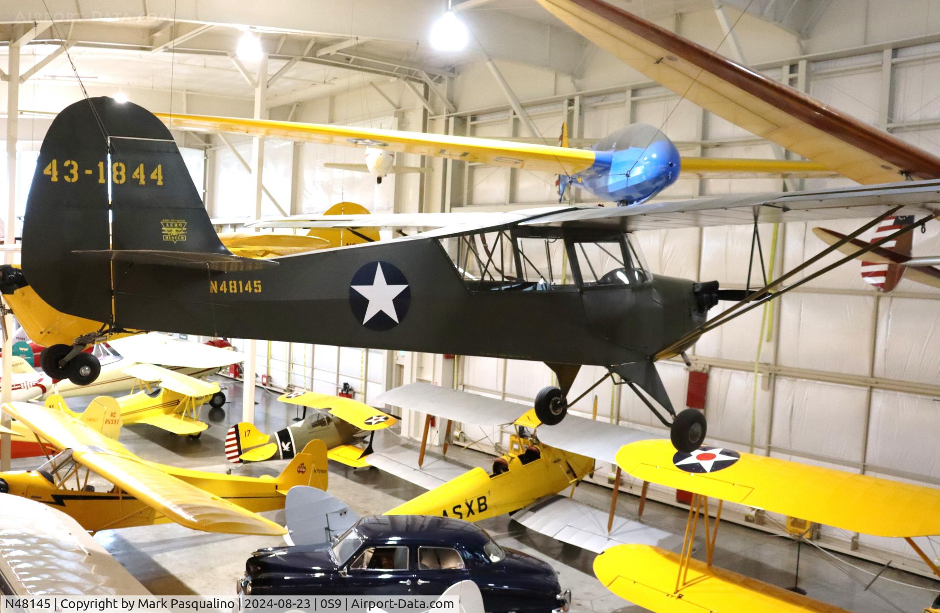 N48145, 1944 Aeronca 0-58B Grasshopper C/N 058B-7742, Aeronca O-58B