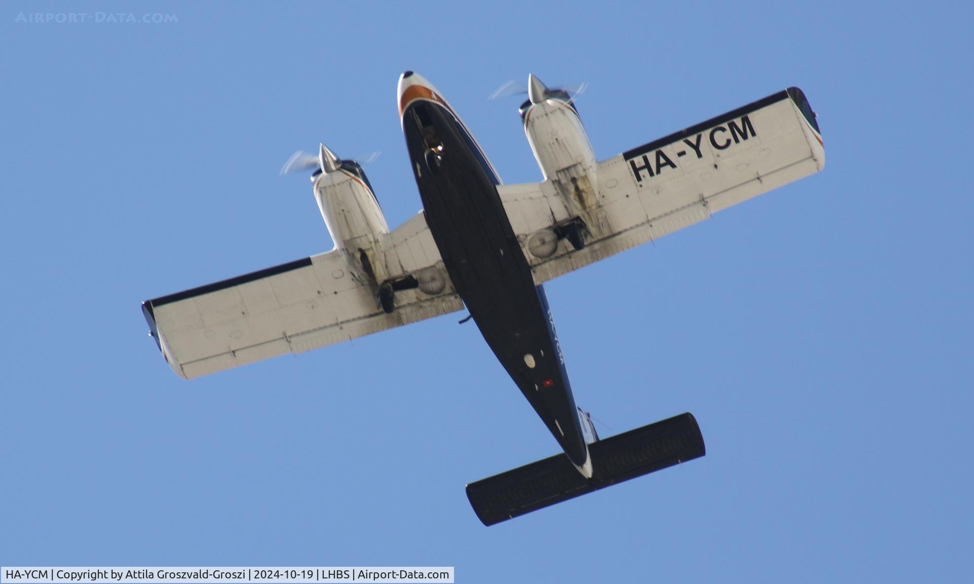 HA-YCM, 1978 Piper PA-34-200T Seneca II C/N 34-7870177, LHBS - Budaörs Airport, Hungary