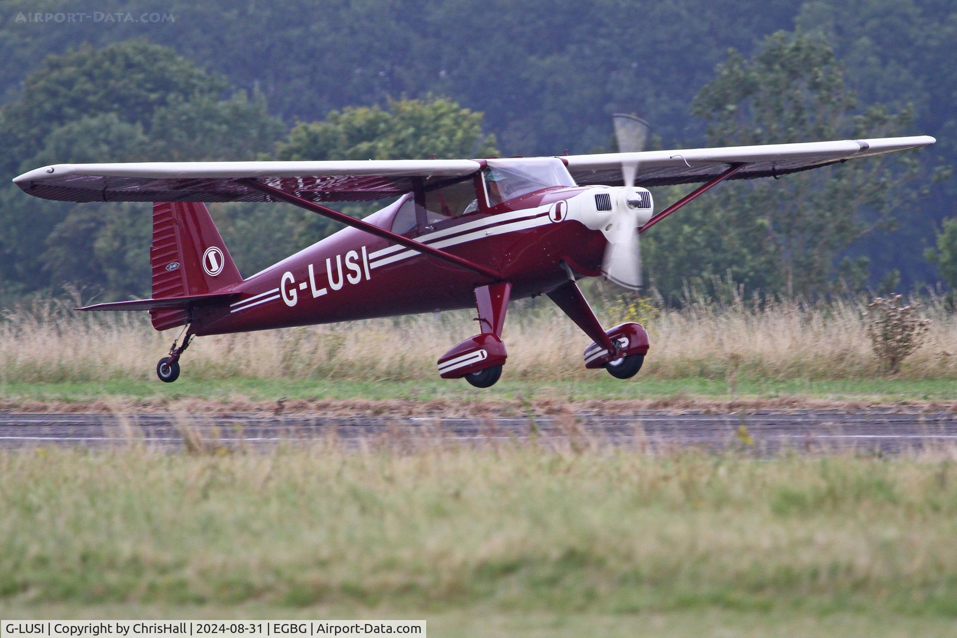 G-LUSI, 1951 Luscombe 8F Silvaire C/N 6770, LAA Rally 2024, Leicester