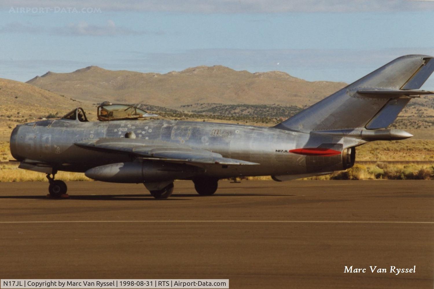 N17JL, 1963 PZL-Mielec Lim-6bis (MiG-17) C/N 1J0510, N17JL at the Reno Air Races in 1998.