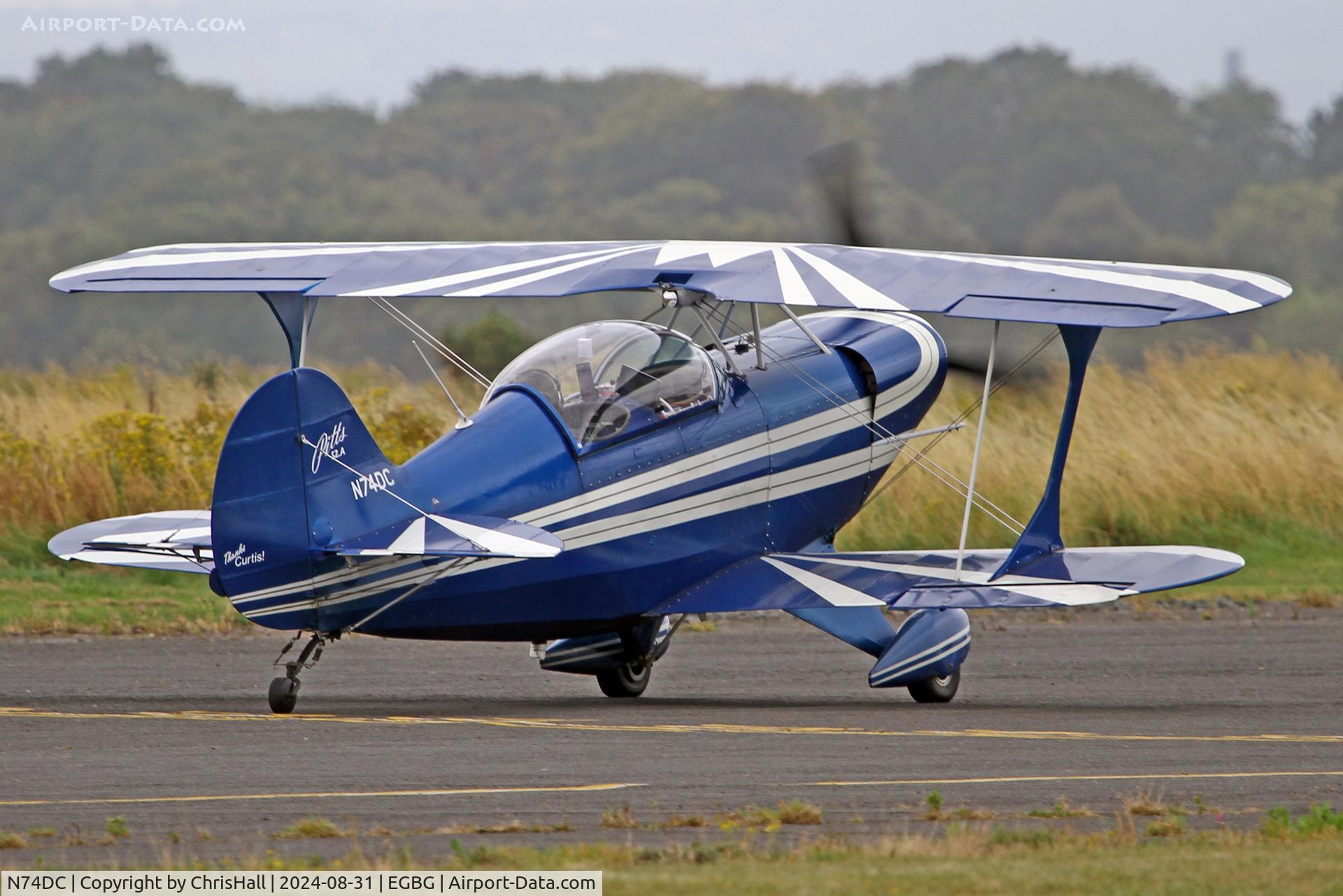 N74DC, 1980 Aerotek Pitts S-2A Special C/N 2228, LAA Rally 2024, Leicester